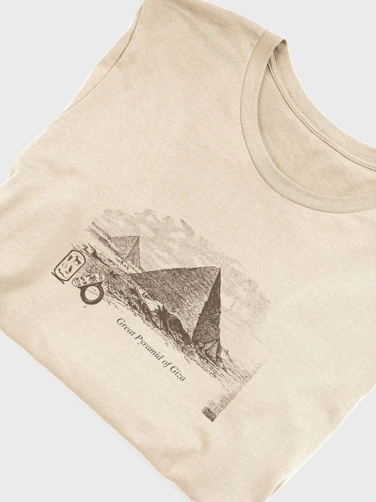 Great Pyramid of Giza - Scientific Illustration - Bella+Canvas Supersoft T-Shirt product image (5)
