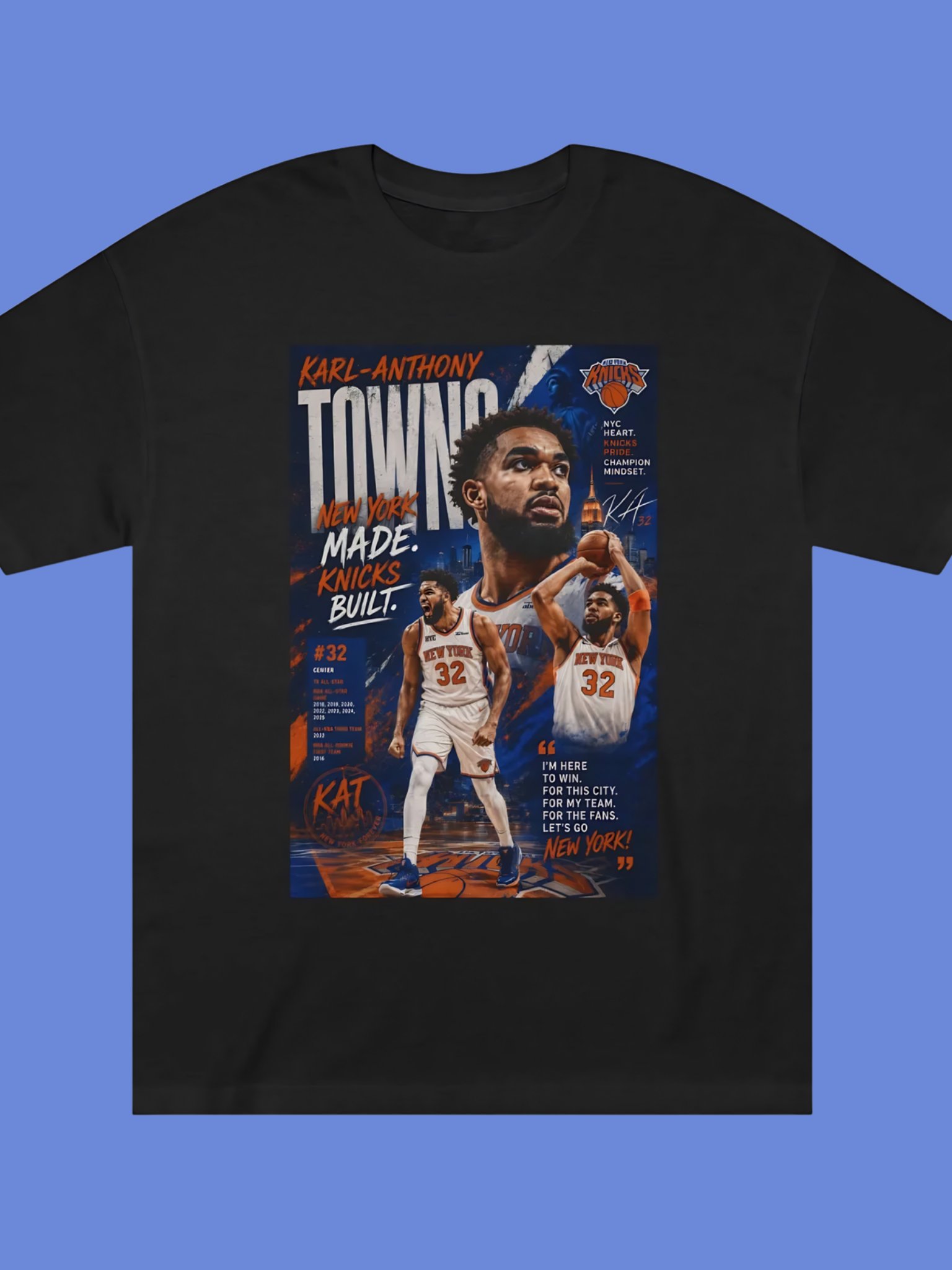 Karl Anthony Towns Knicks Shirt product image (2)