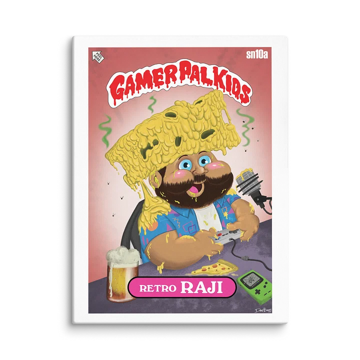 Gamer Pal Kids: Retro Raji (Canvas) product image (1)