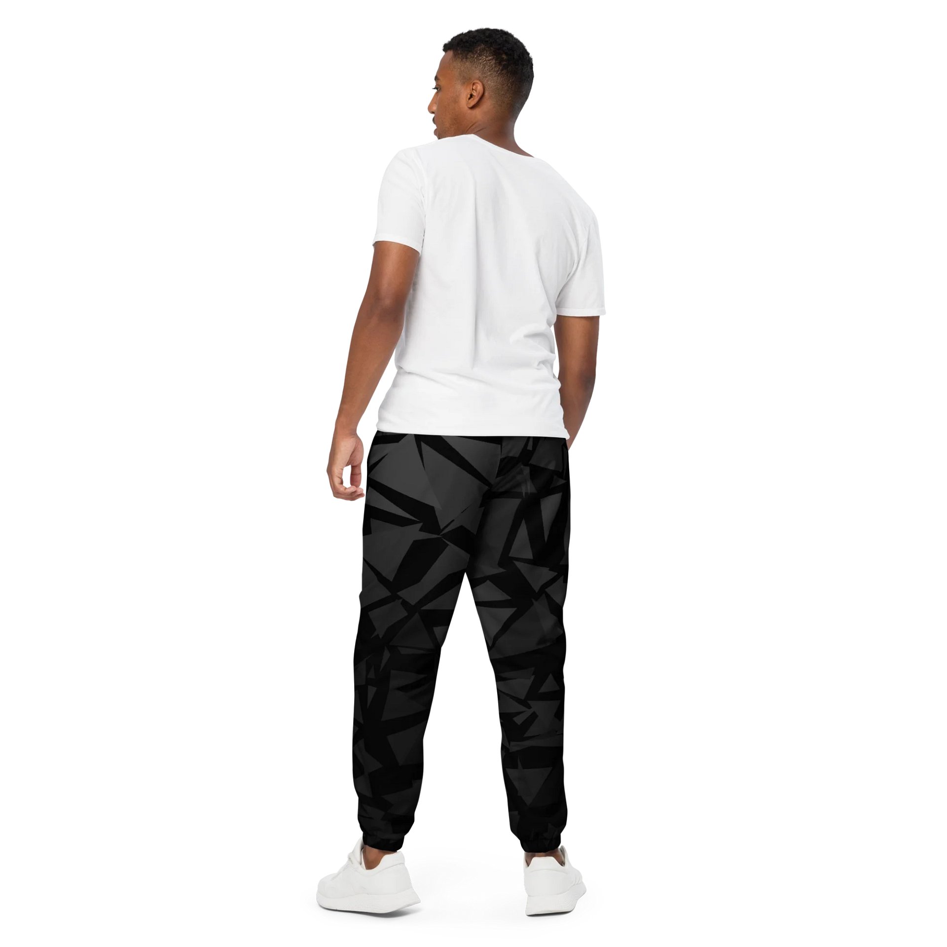 MM HOOPS BLACK X RED TRACK PANTS product image (6)