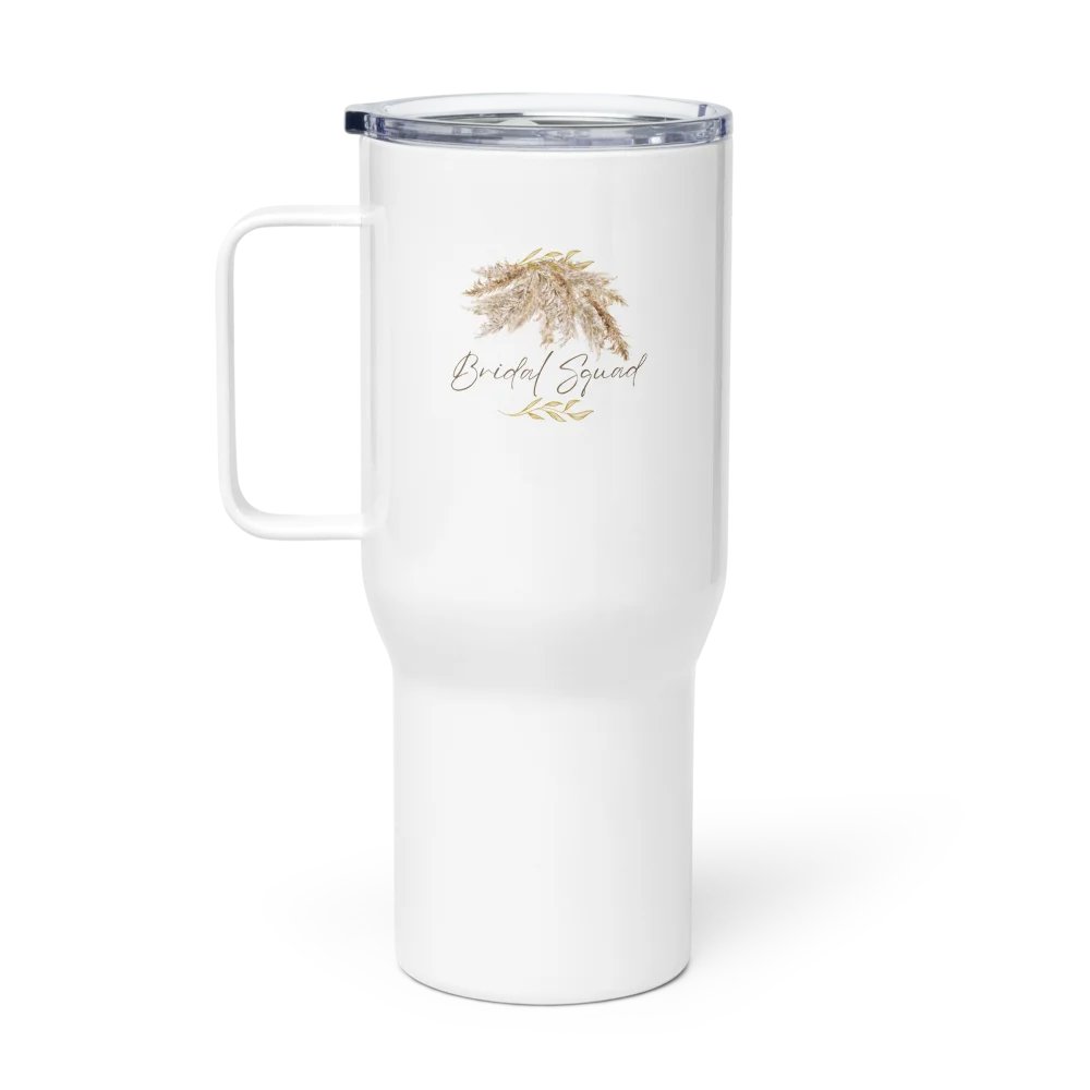 Pompas Grass Bridal Squad Travel Mug product image (1)