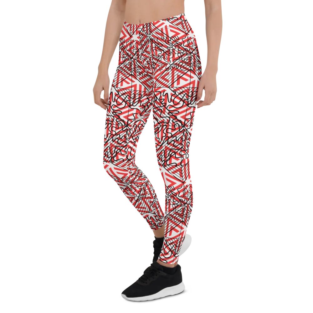 JoBeths' Designed Adult Leggings👖Black Web 🕸 product image (8)