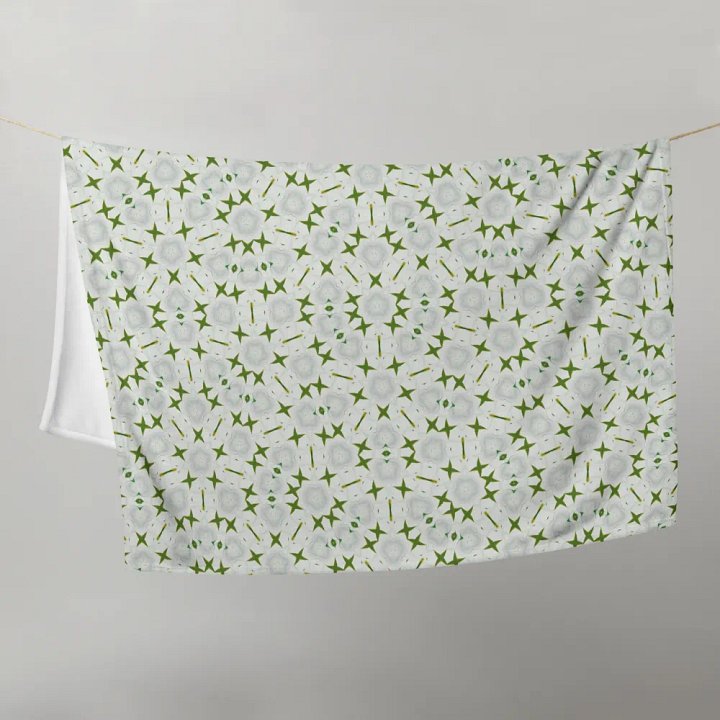 Geometric Star Pattern Throw Blanket product image (2)