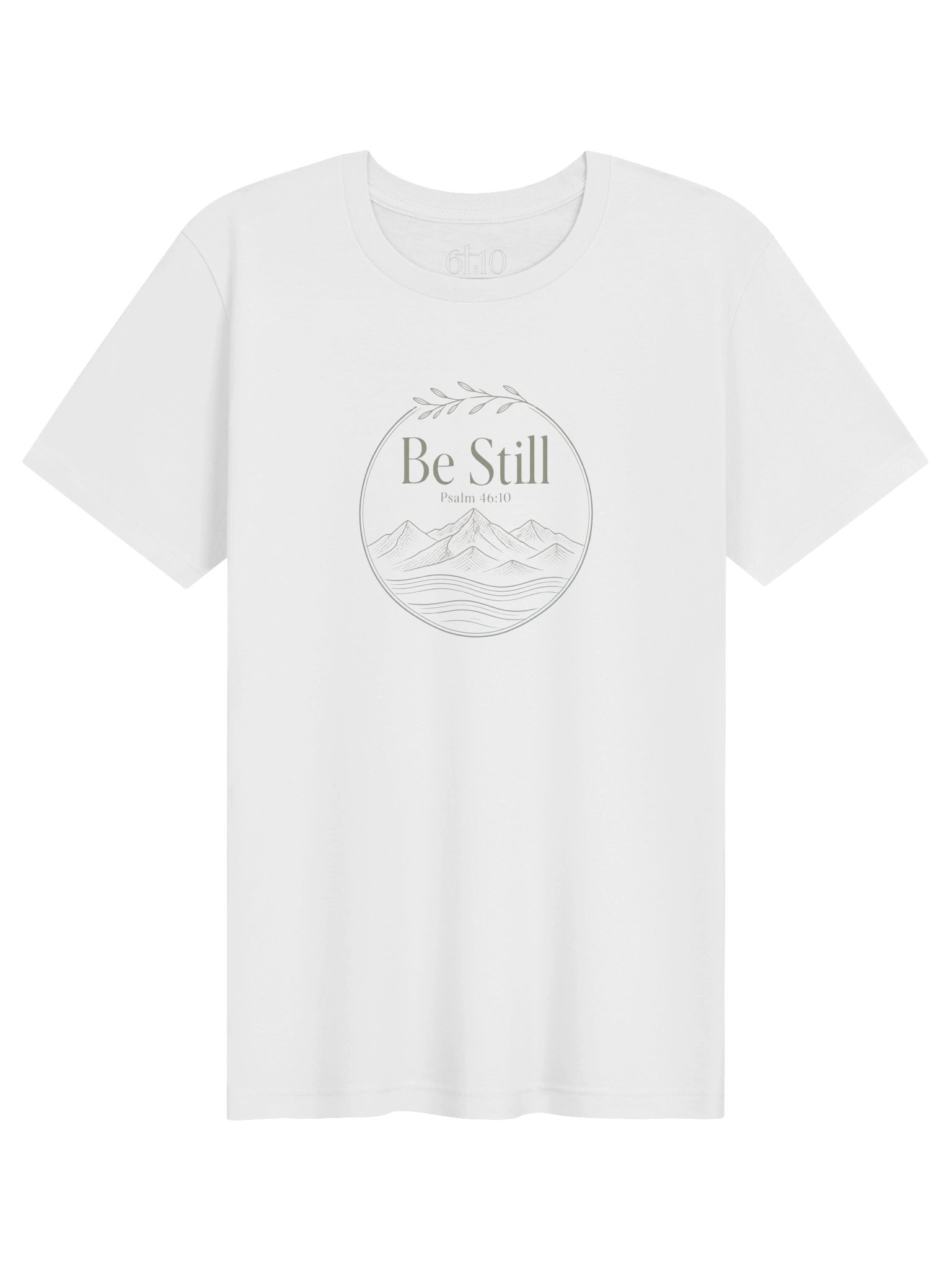 Be Still Psalm 46:10 Mountain Logo Tee product image (141)