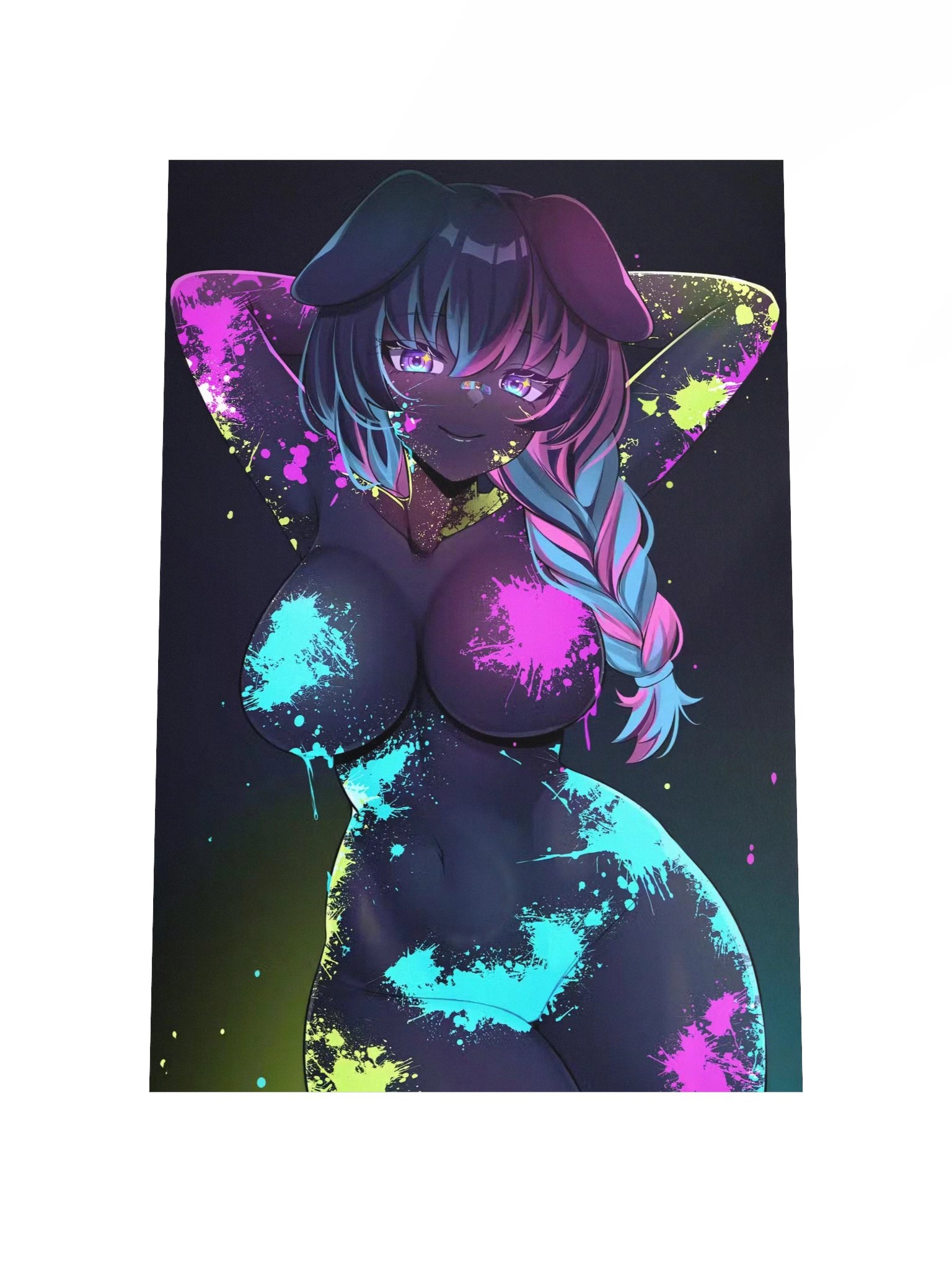 MooMoo Rave Paint Poster product image (4)