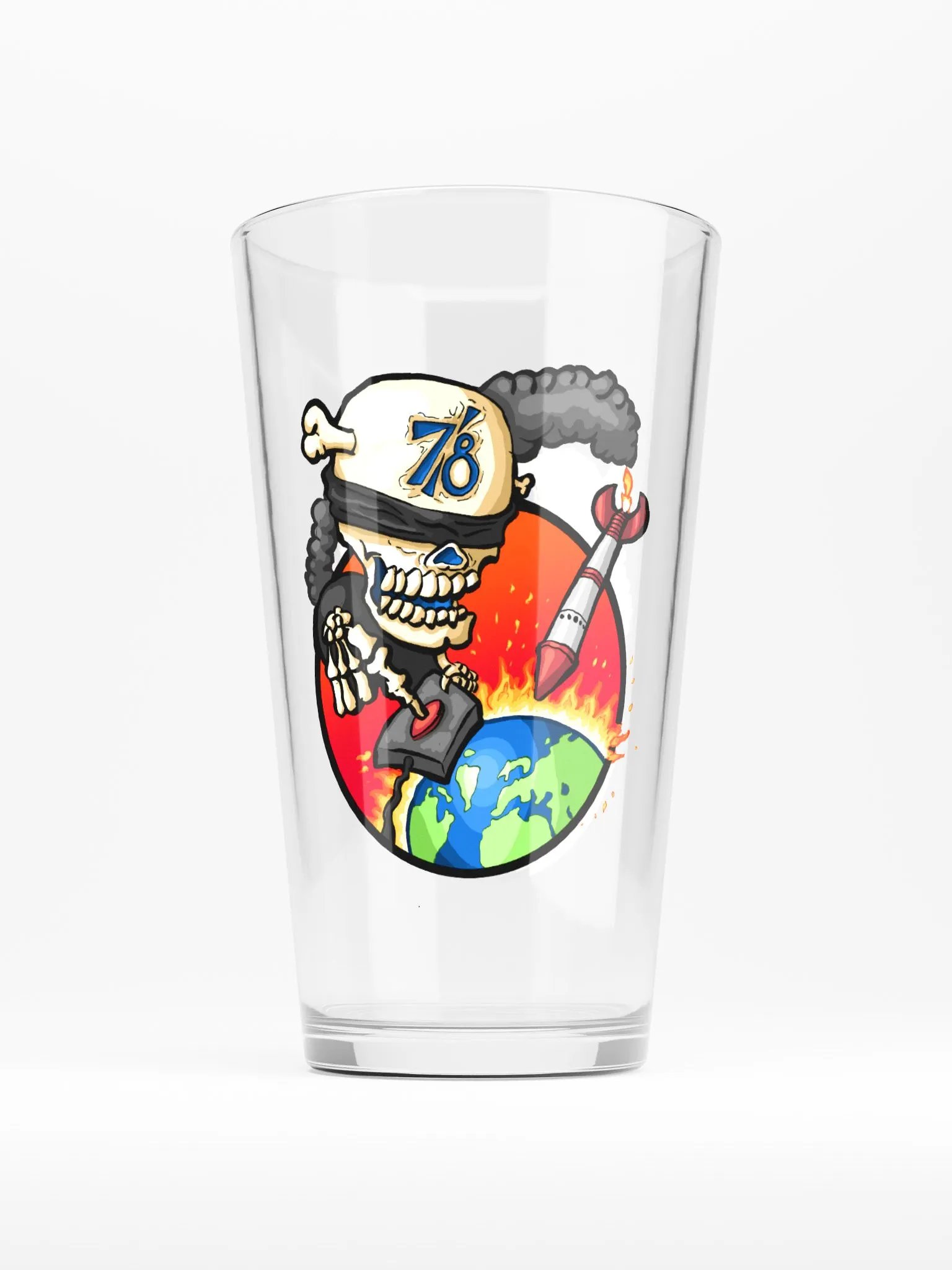 BlindDesecrator Logo Glass product image (1)