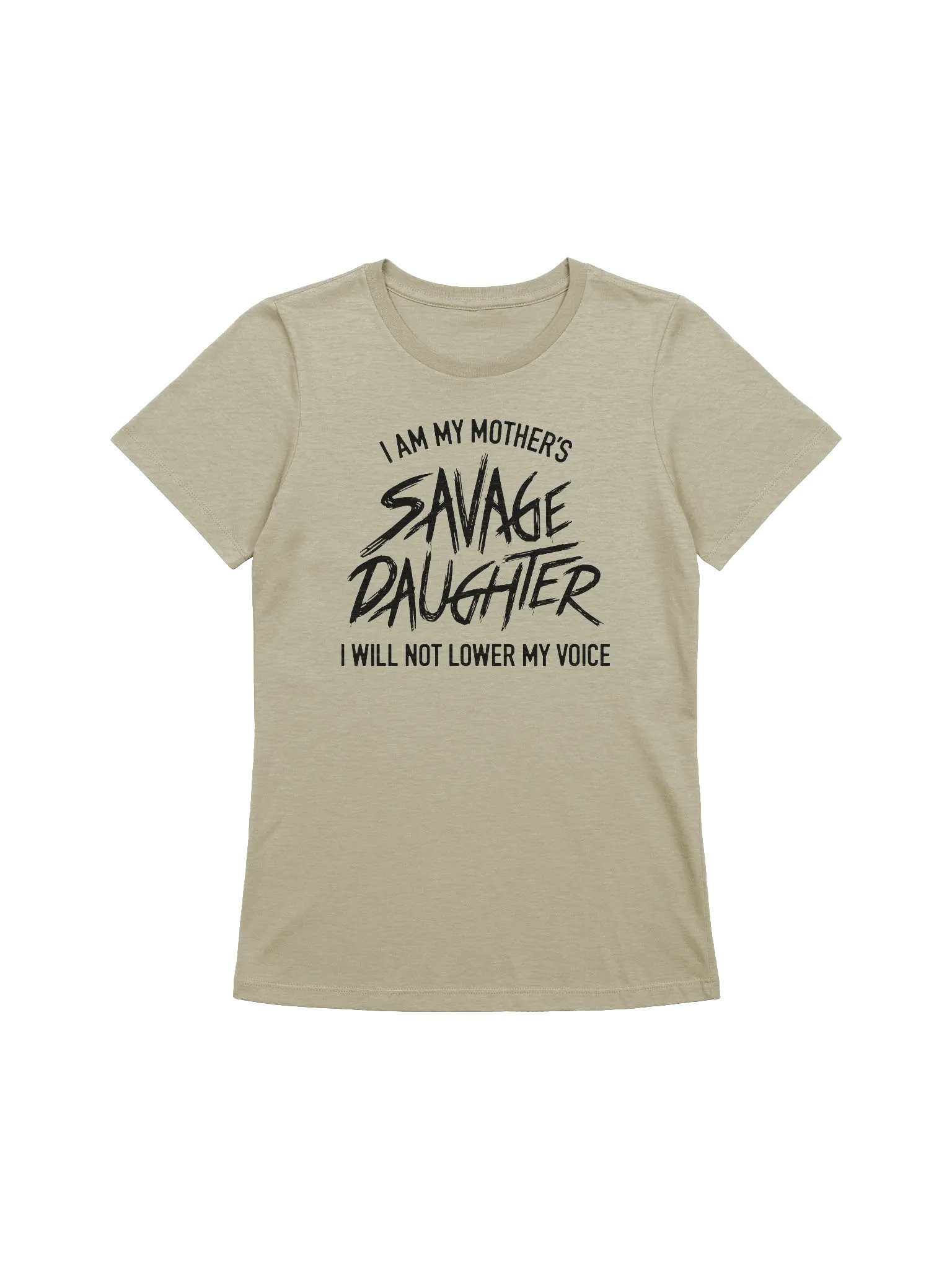 Savage Daughter Women's Supersoft Relaxed-fit T-Shirt (black print) product image (1)
