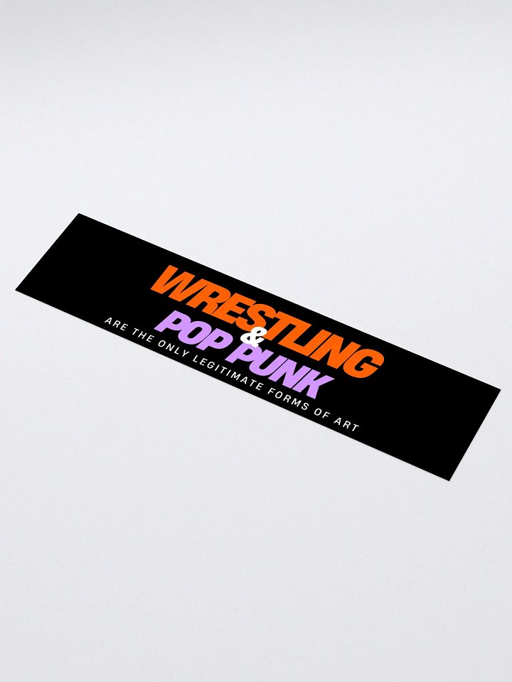 Wrestling & Pop Punk - Sticker product image (1)