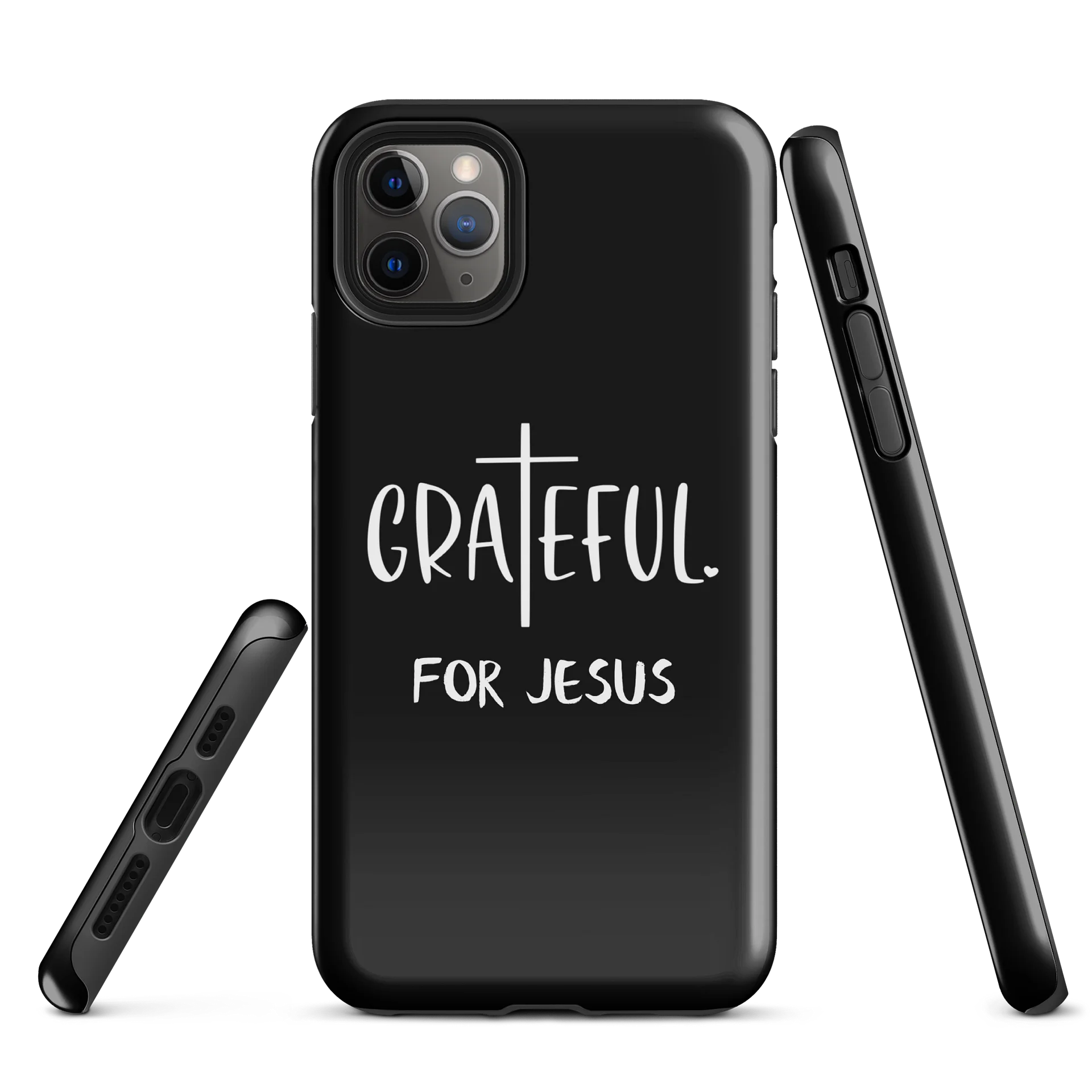 Grateful For Jesus Typography Design Black product image (5)