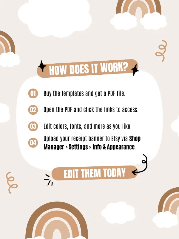 MRR/PLR Etsy Order Receipt Banner Template product image (5)