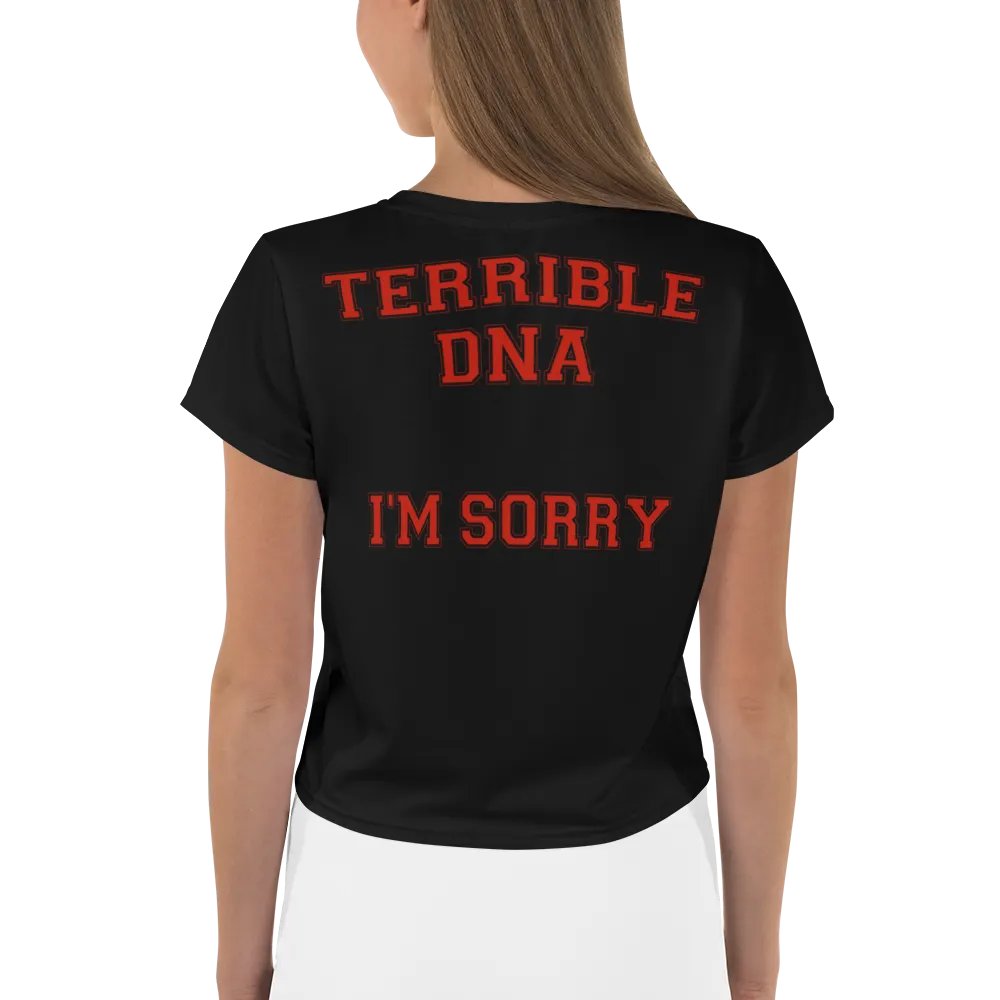 (2 sided) Bad Genes Terrible DNA crop tee product image (3)