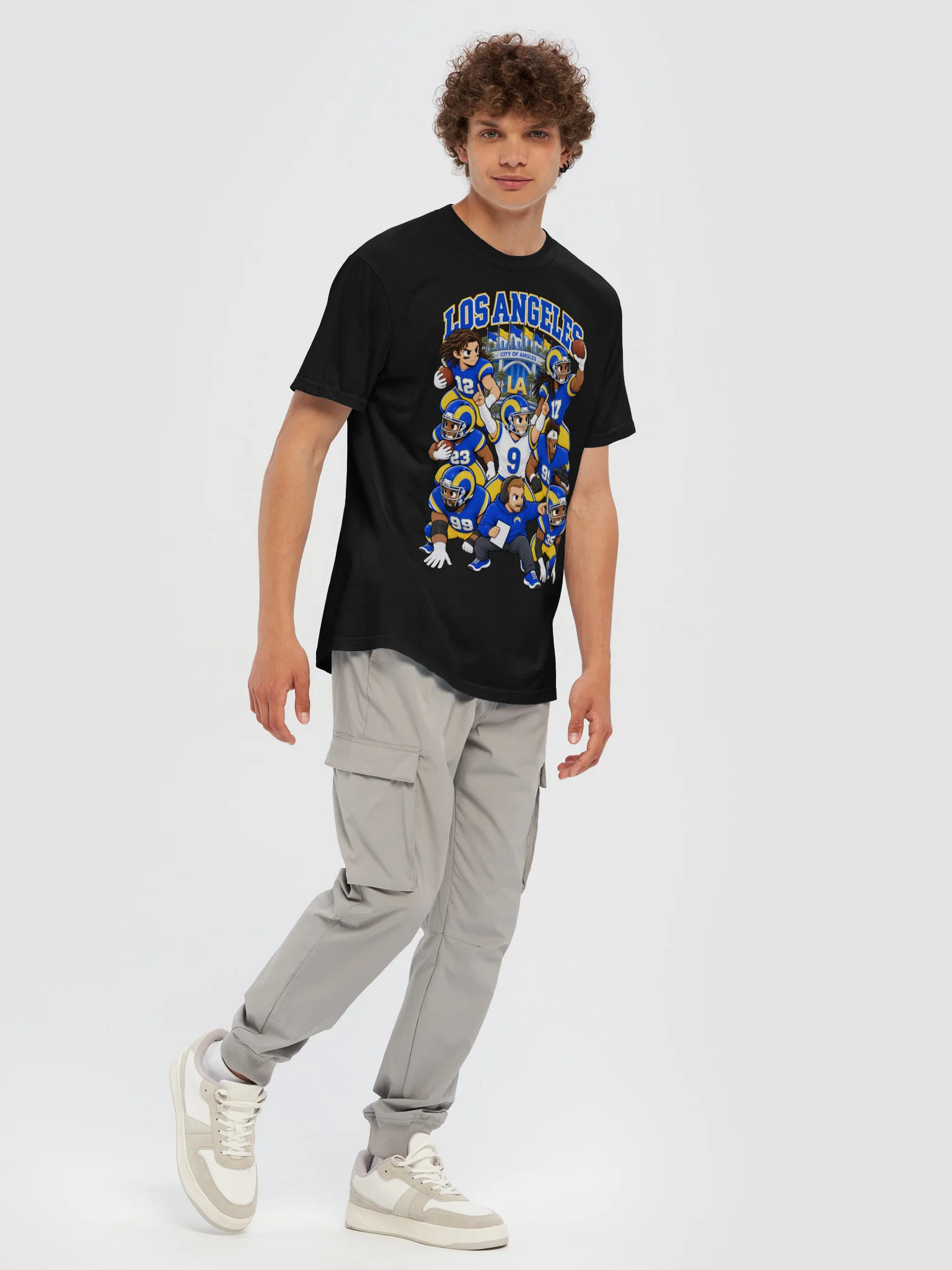 Los Angeles Football Animated Player T-Shirt product image (7)