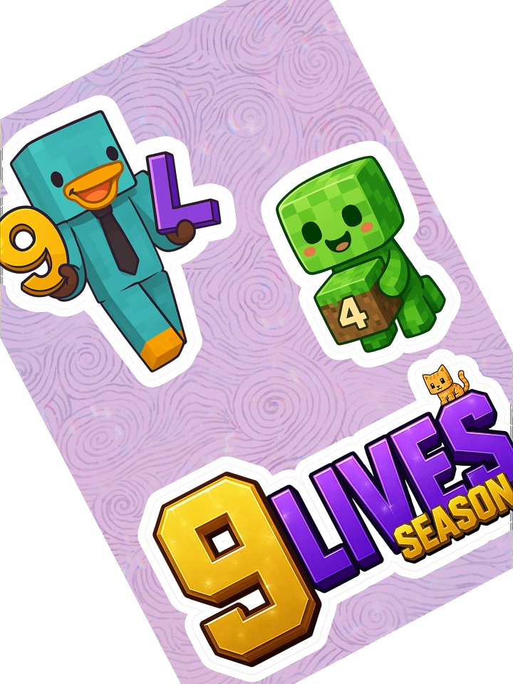 9LS4 Xaveyya Sticker Sheet product image (2)