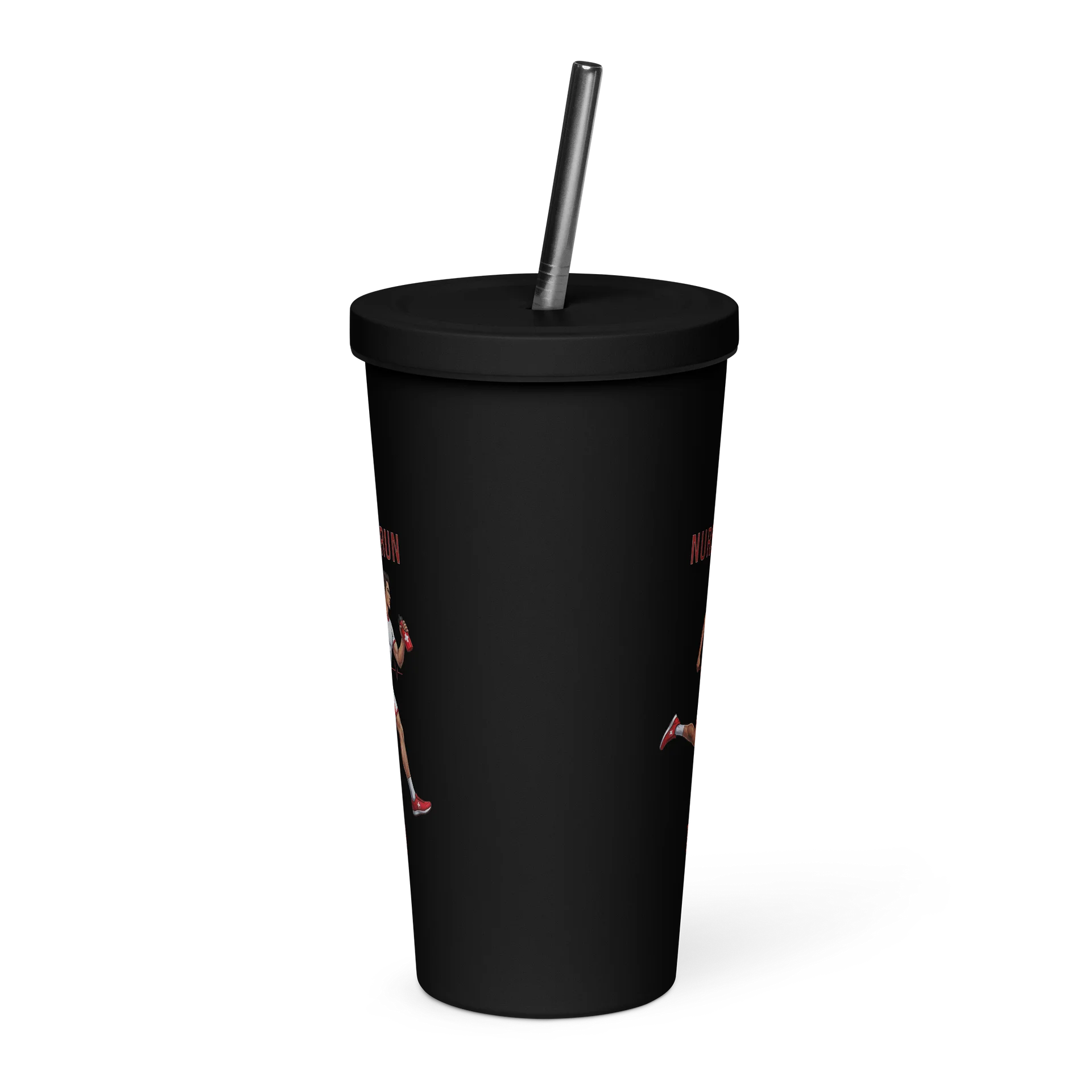 Nurse Athlete Tumbler with Straw | Mens Running Edition product image (2)