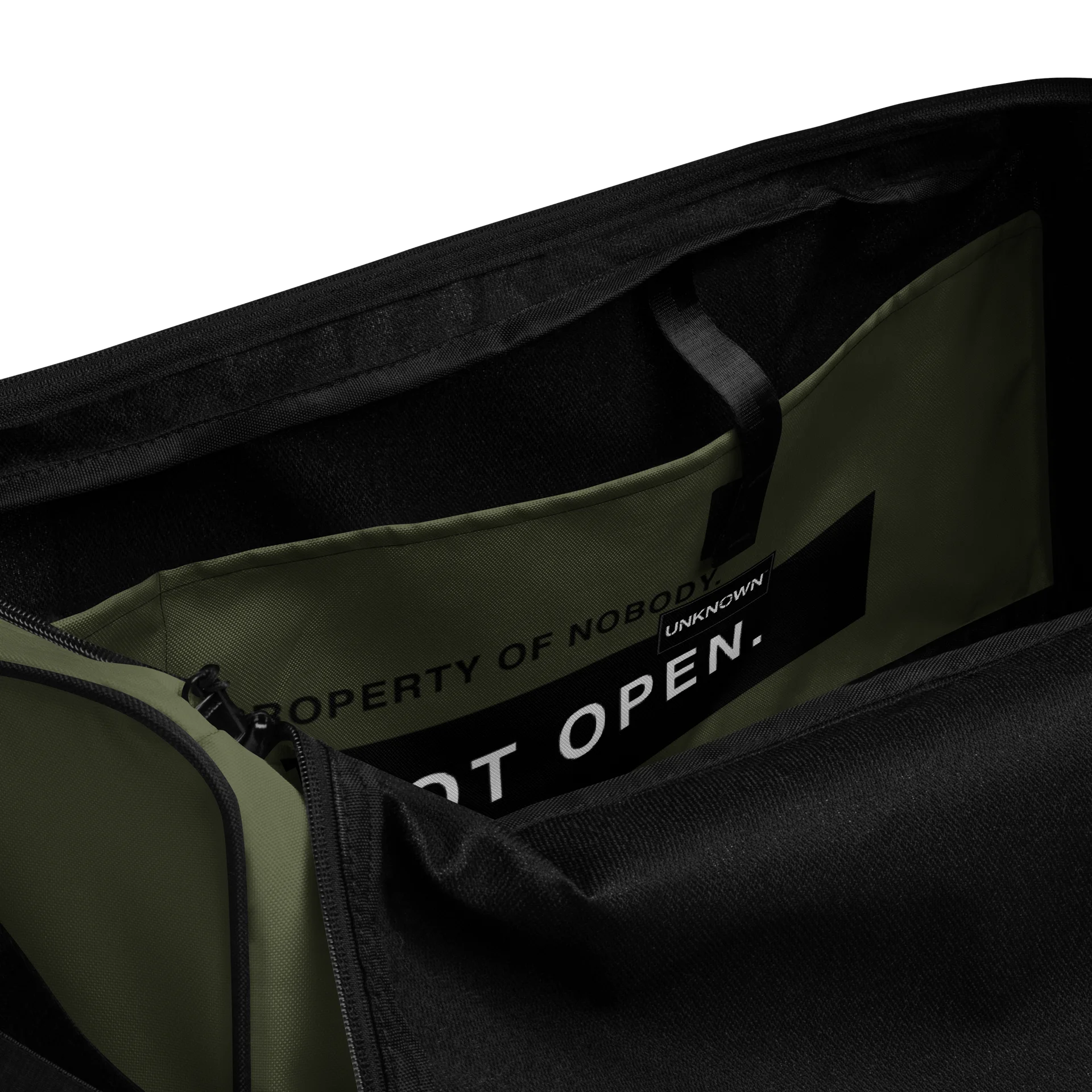 THE UNKNOWN™ — Signature Gym Duffel // Olive product image (6)