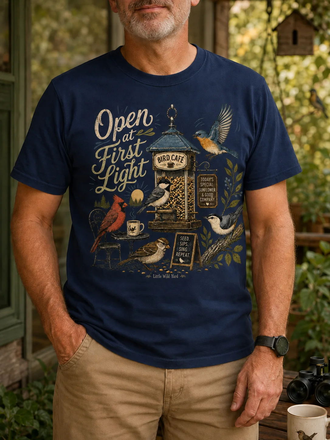 Open at First Light T-shirt product image (7)