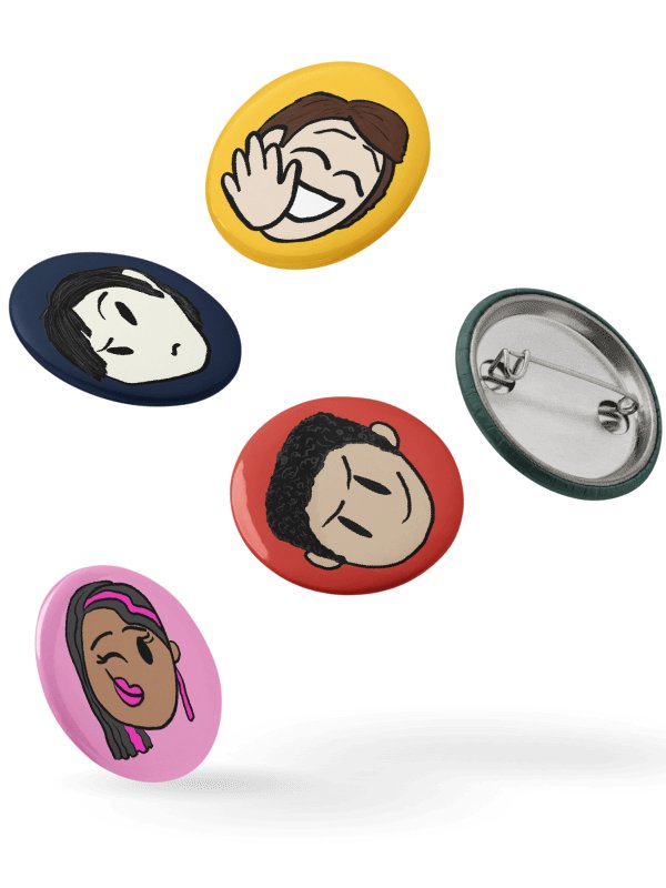 WILLOWISP Button Pins (Petrichor Four Collection) product image (4)