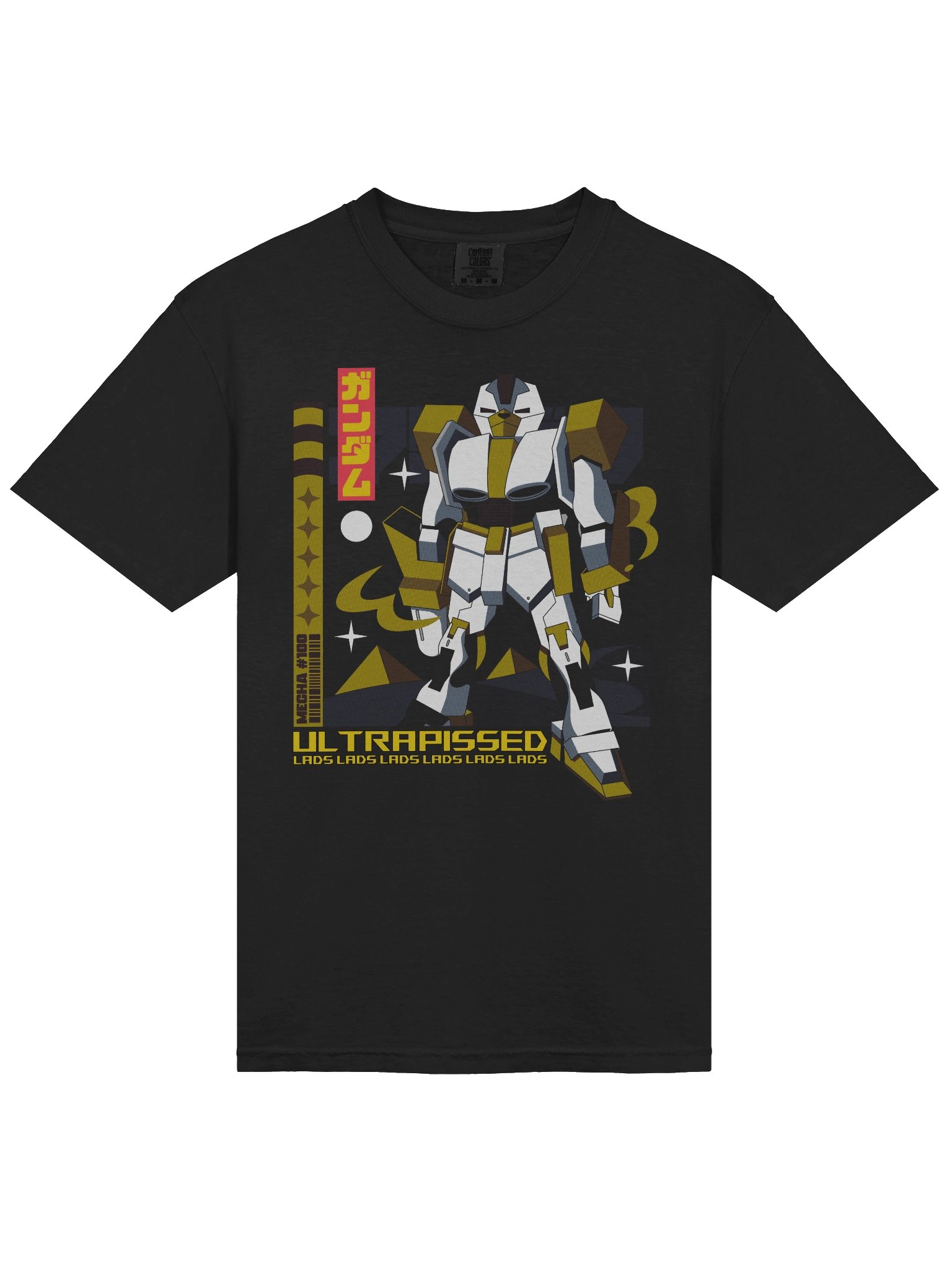 Mecha Bear Front Print Tee - Black Out product image (3)