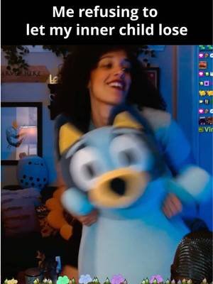 “Adulting” doesn’t mean not having fun. It means you can finally be the person you wanted to be when you were young. 💚 #mentalhealth #streamer #bluey #birthdaygirl 