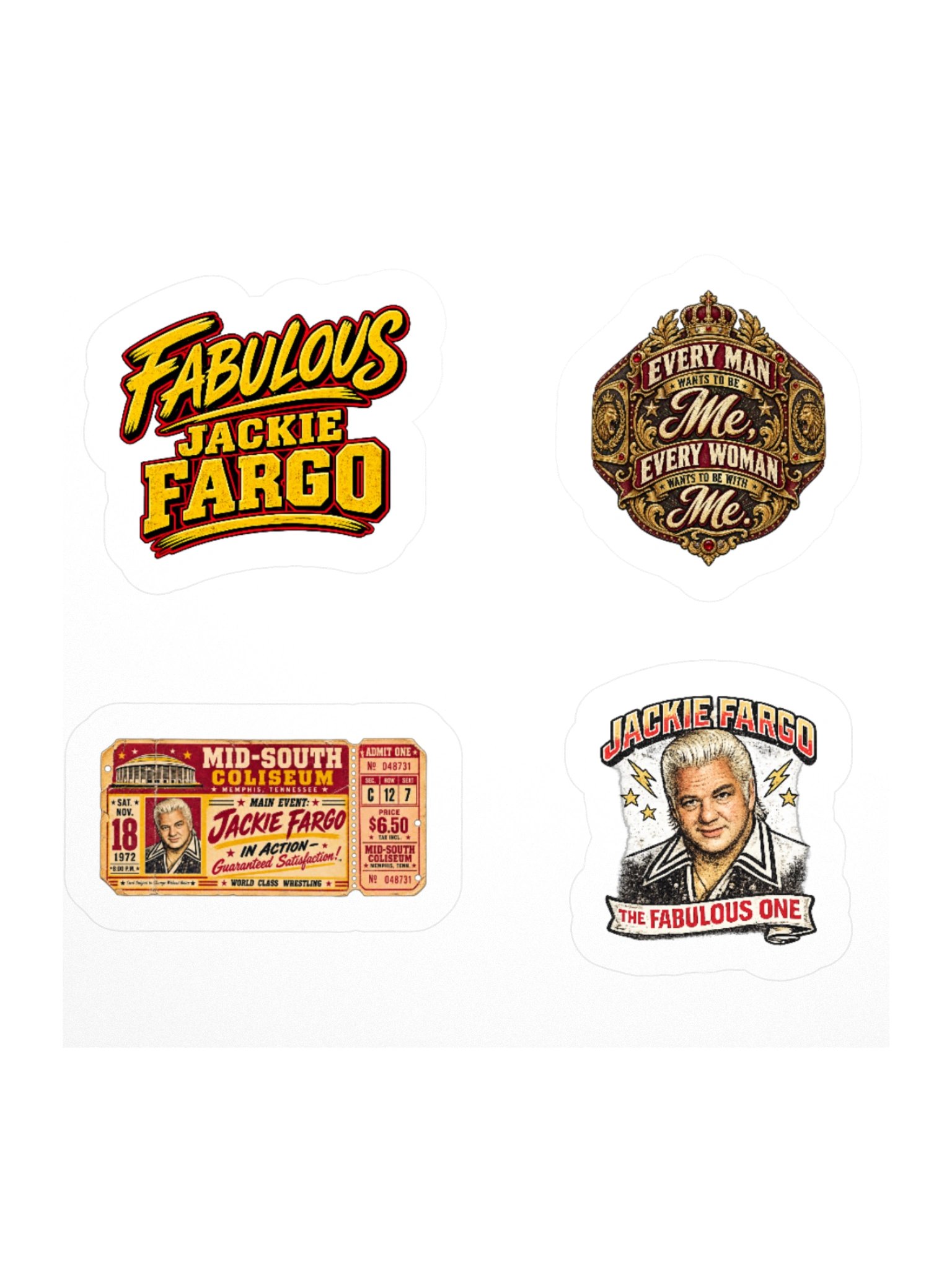 Jackie Fargo Kiss Cut Sticker Set product image (1)