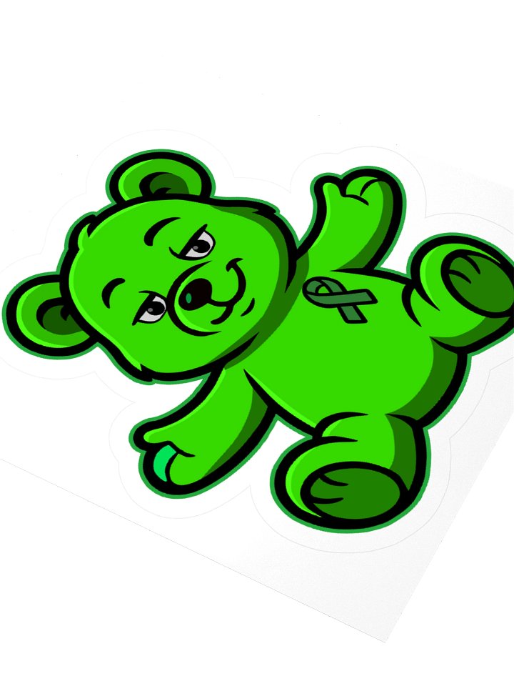 Green Bear of Sharing Stickers product image (2)