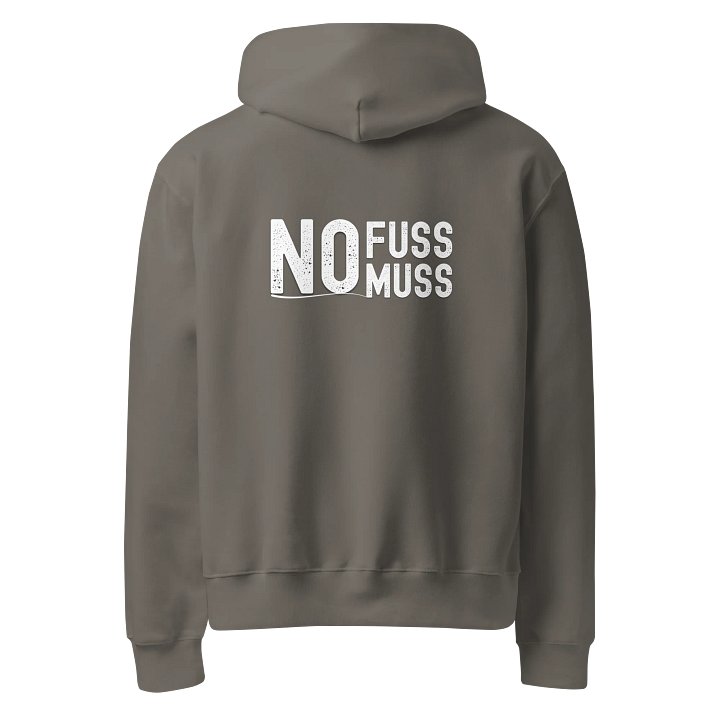 Uncluttered Mindset Hoodie | No Fuss No Muss Graphic | Bella+Canvas Premium Fleece product image (2)