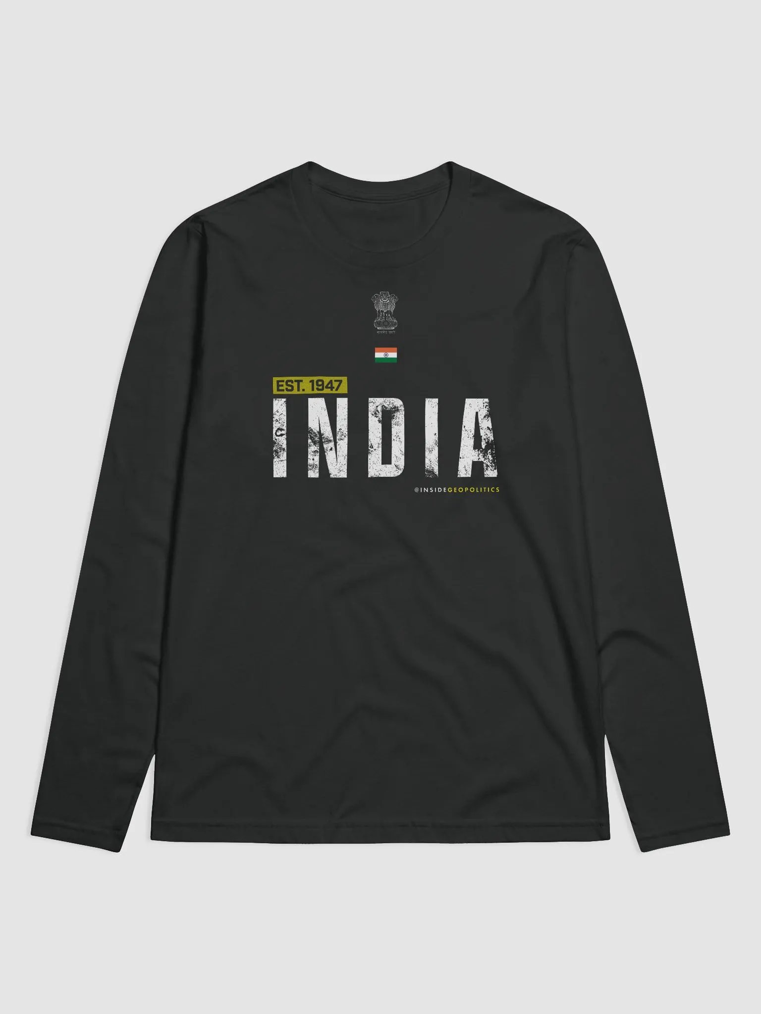 India Centered Long Sleeve T product image (1)