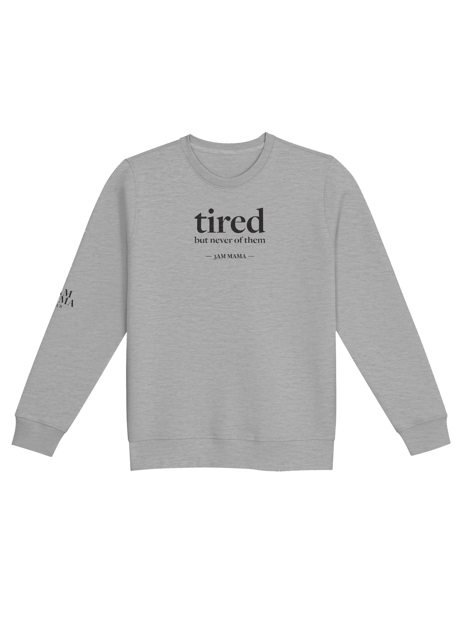 Tired Crewneck - Gray product image (1)