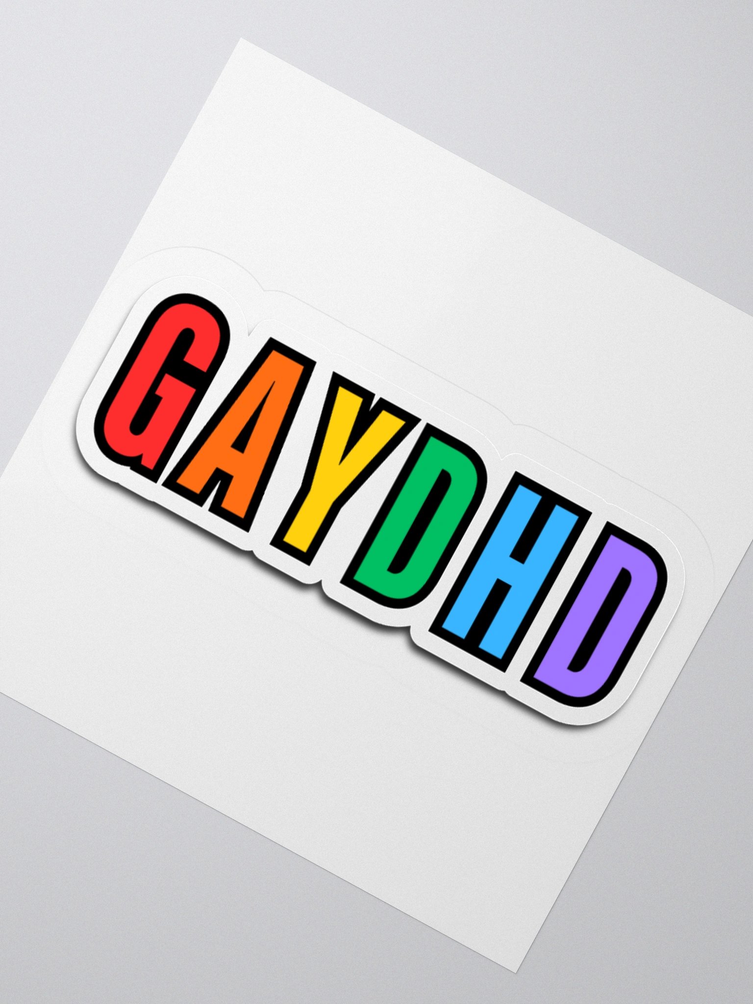 gayDHD Sticker product image (2)
