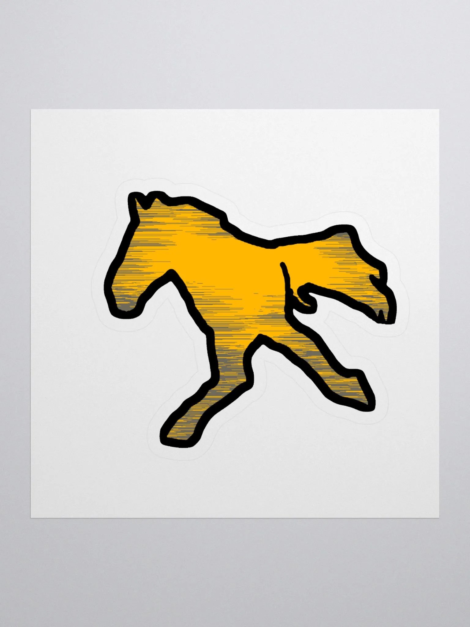 The Horse Run Monthly - Sticker product image (1)