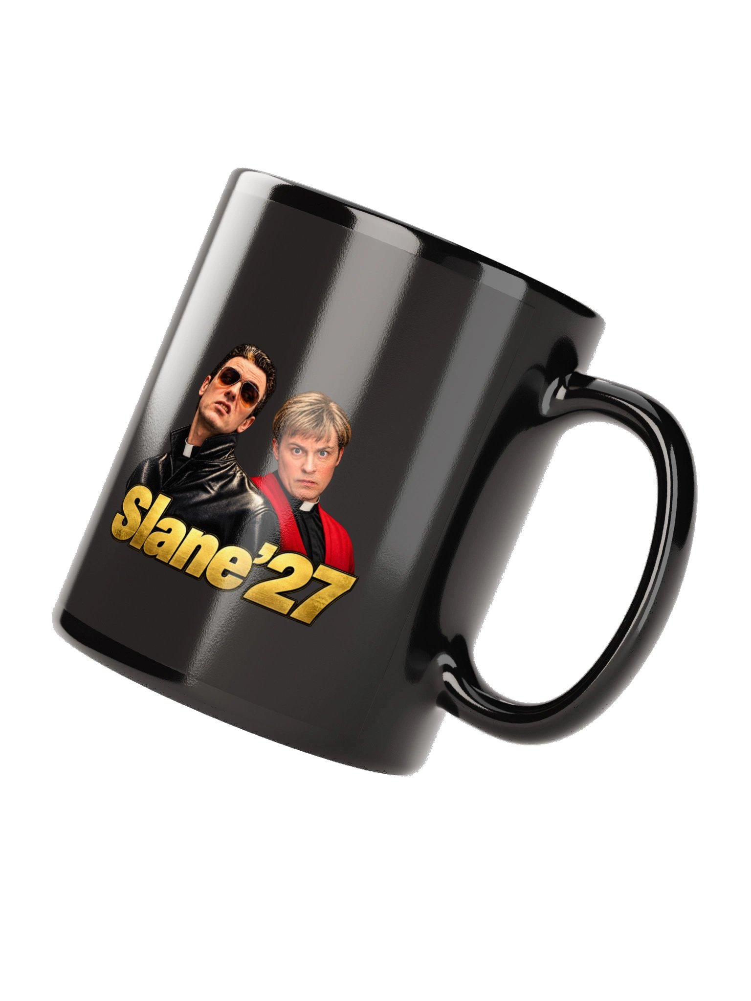 Slane ’27 Black Mug | 90s Britpop Inspired Coffee Mug product image (4)