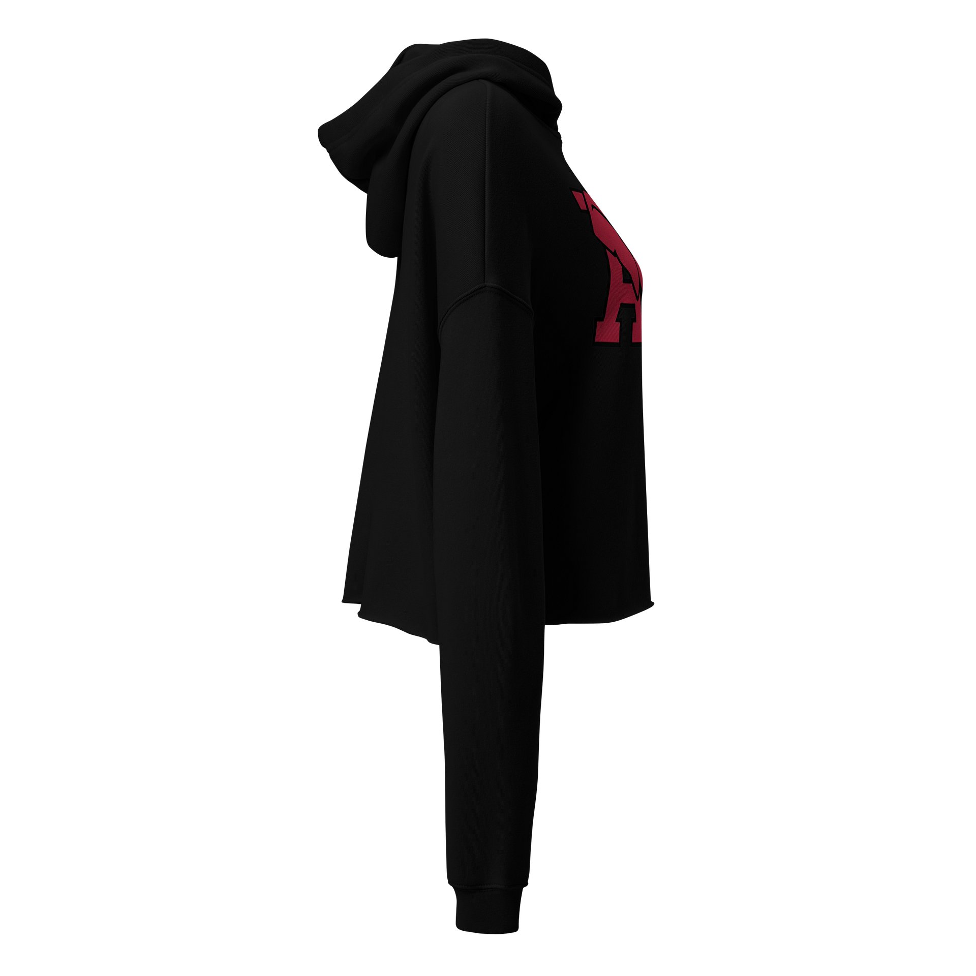A Stylized Elephant Ink Crop Hoodie product image (3)