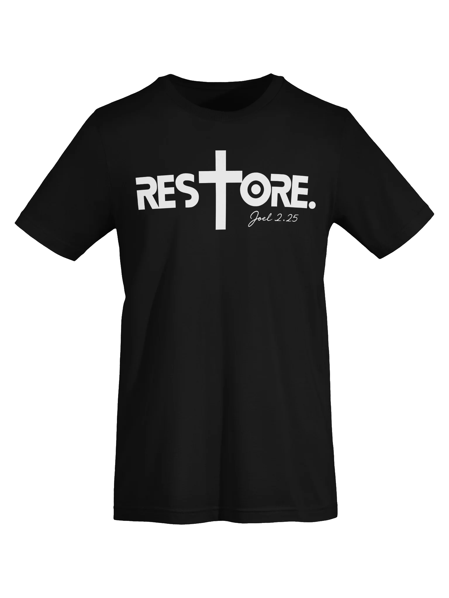 RESTORE™ Cross T-Shirt | Christian Faith Graphic Tee | Inspirational Streetwear product image (52)