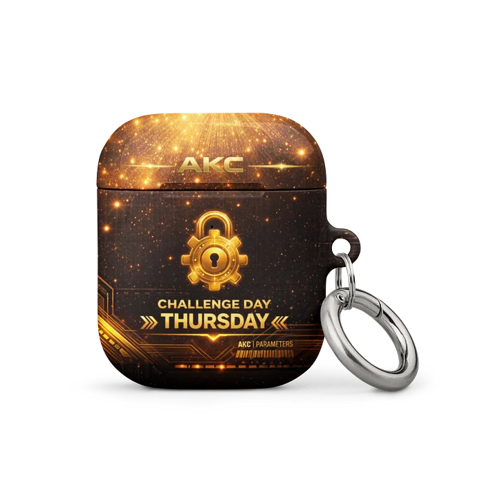 • AKC // Challenge Day Thursday AirPods® Case (Gen 1 & Gen 2) | Arkfall Kitty Collective product image (1)