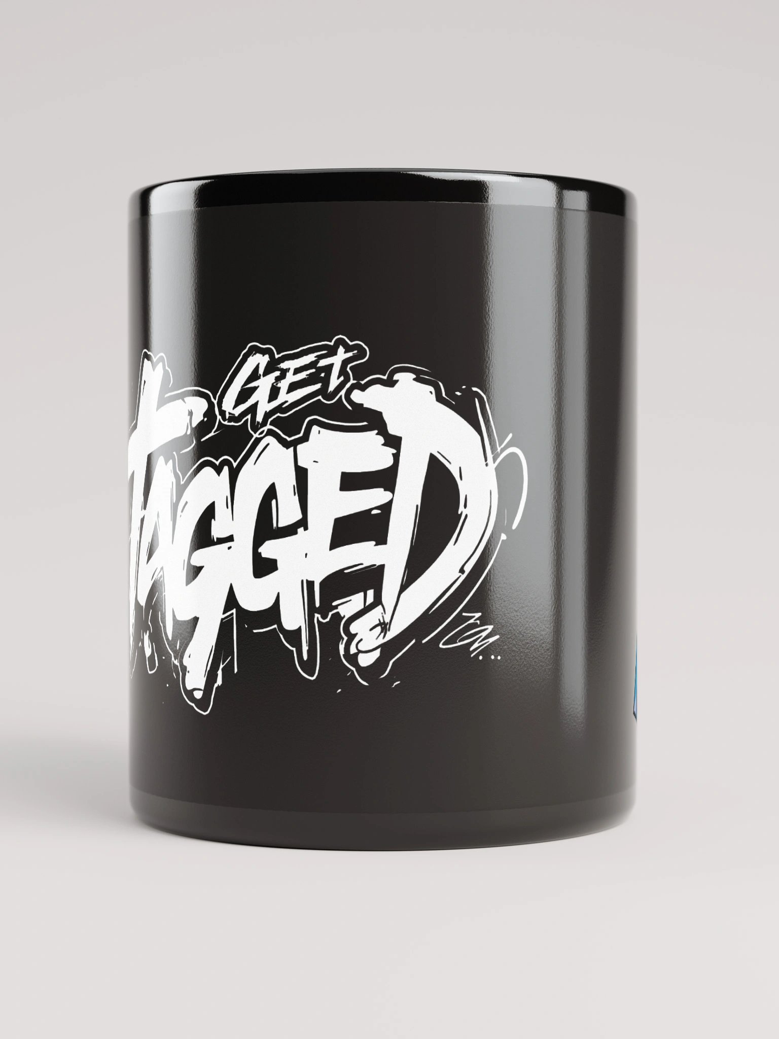 Get Tagged - Black Glossy Mug product image (1)