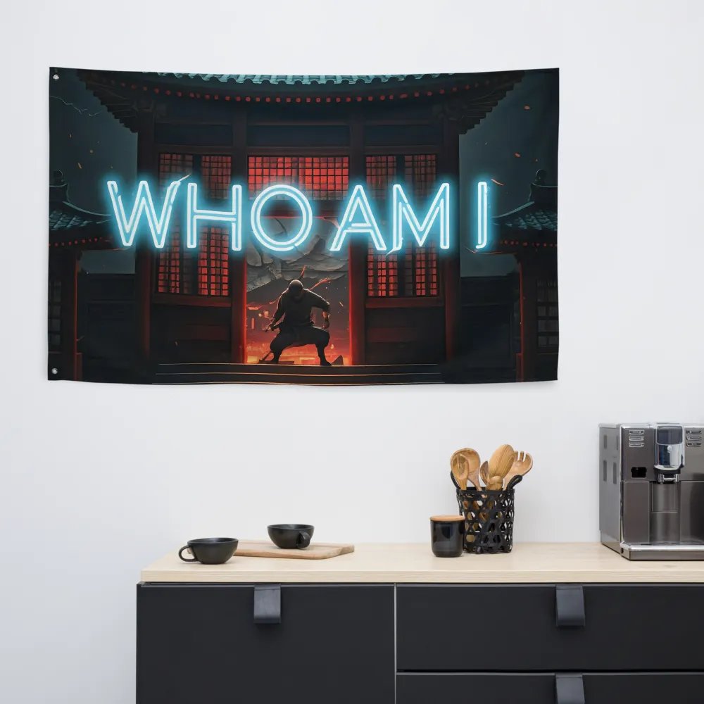 Neon Identity All-Over Flag product image (6)