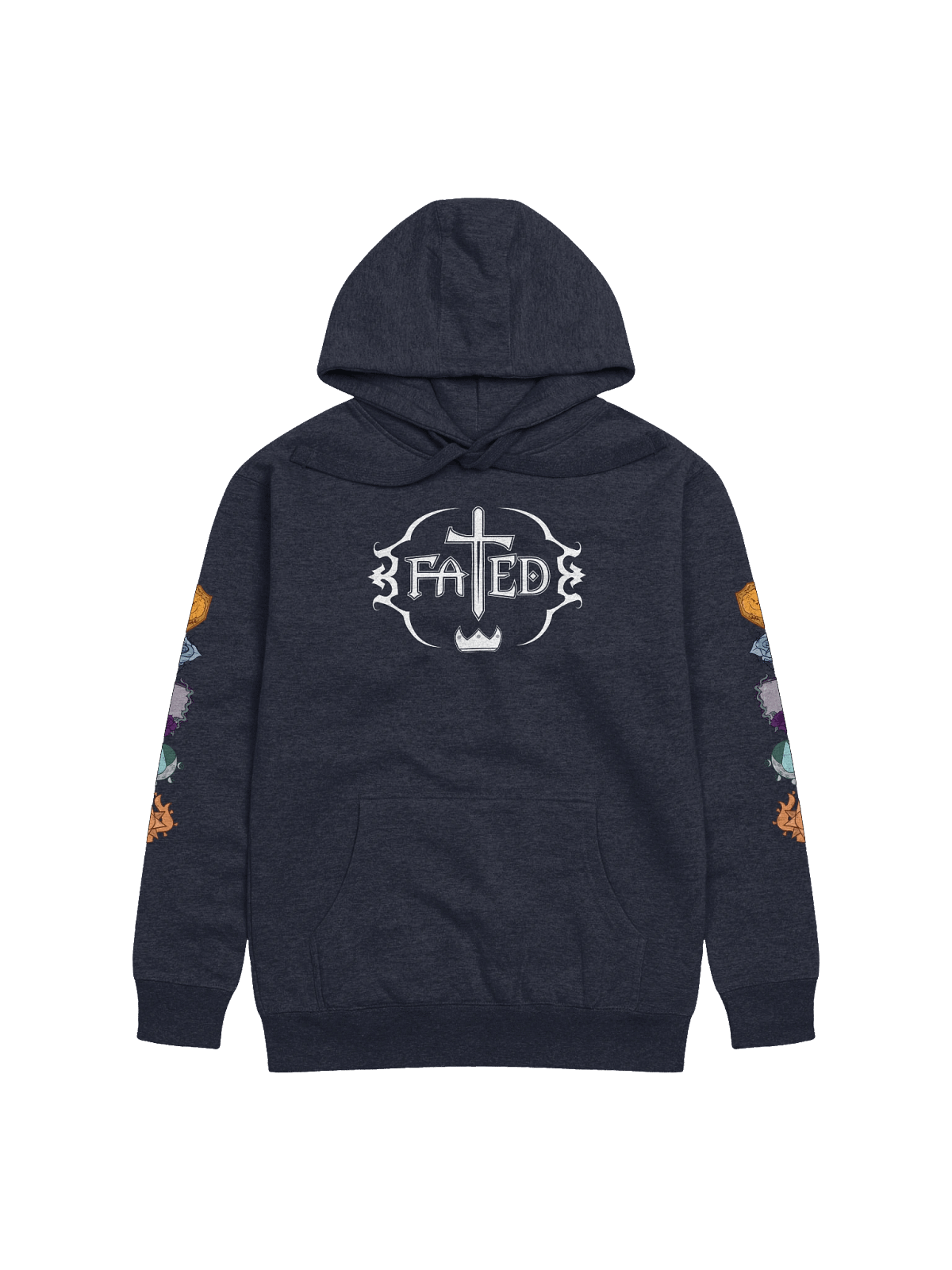 Fated Label Fated Crest Hoodie – Symbols of Camelot | Fated the Musical