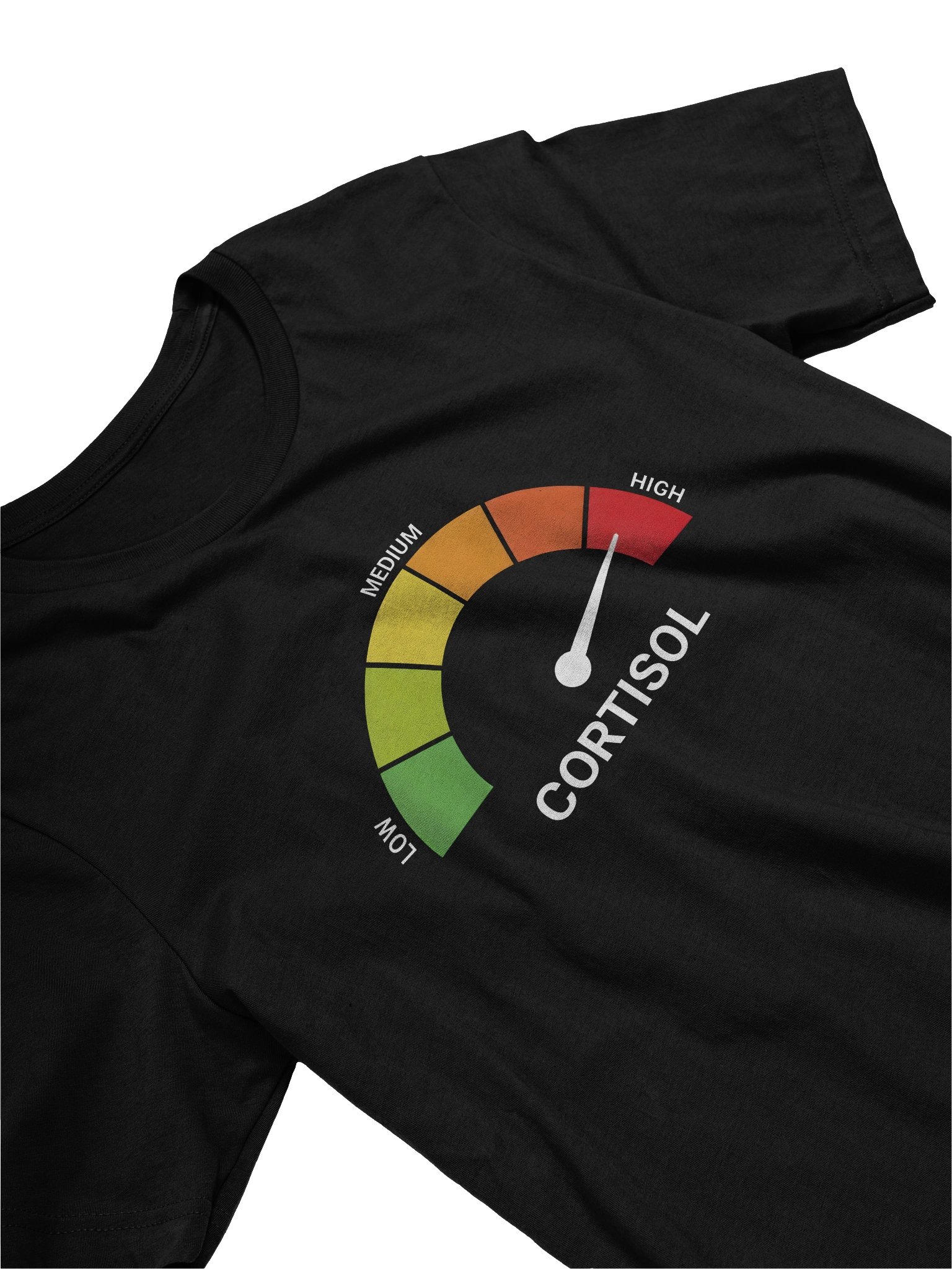 High Cortisol Premium Soft T-Shirt Black product image (3)