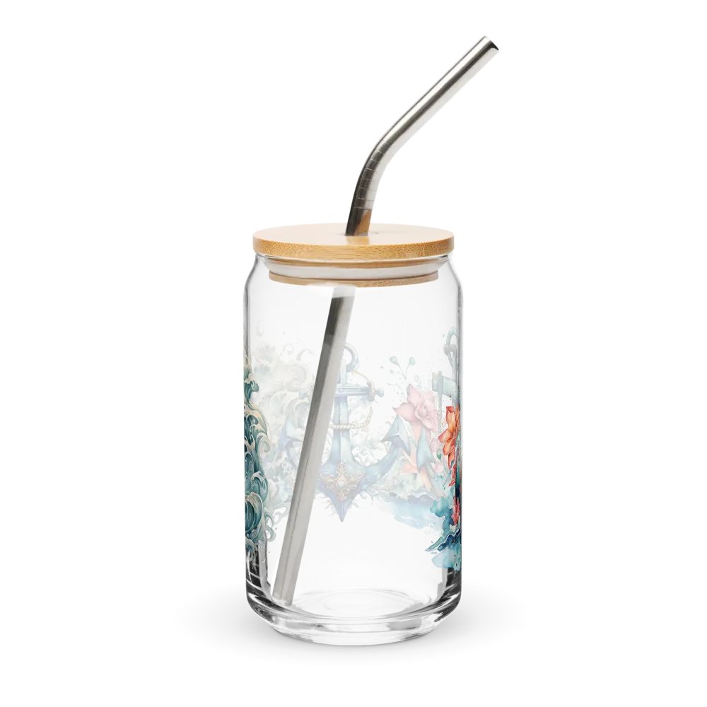 Anchors x3 Glass Can Sipper product image (2)