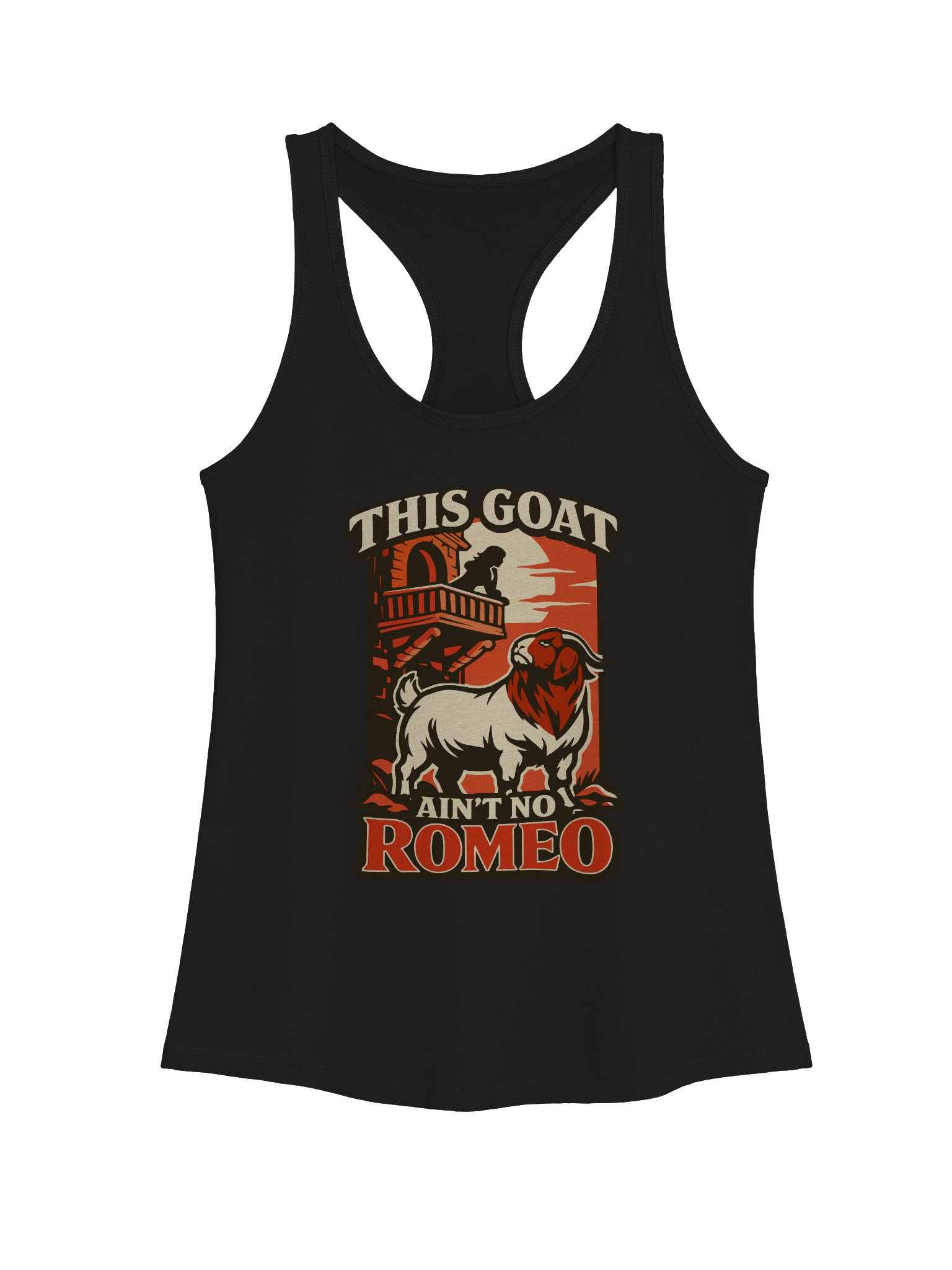 ROUND 44: THIS GOAT AIN'T NO ROMEO WOMEN'S TANK product image (1)
