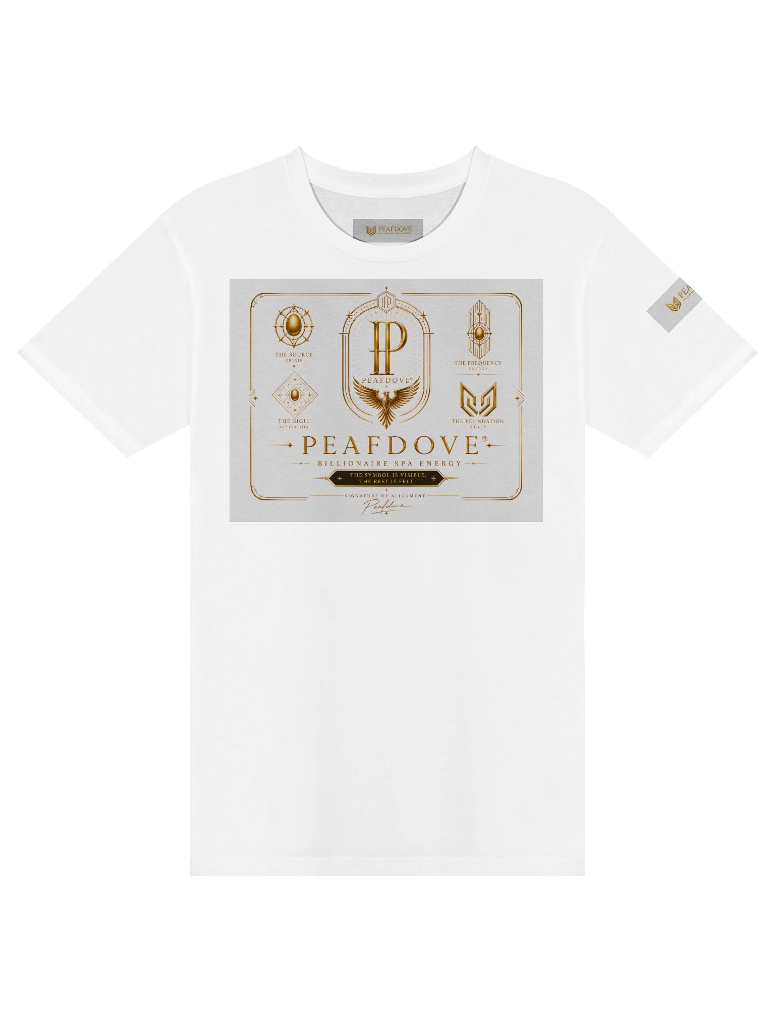 PEAFDOVE® WHITE MARK SYSTEM — Certificate Shirt product image (1)
