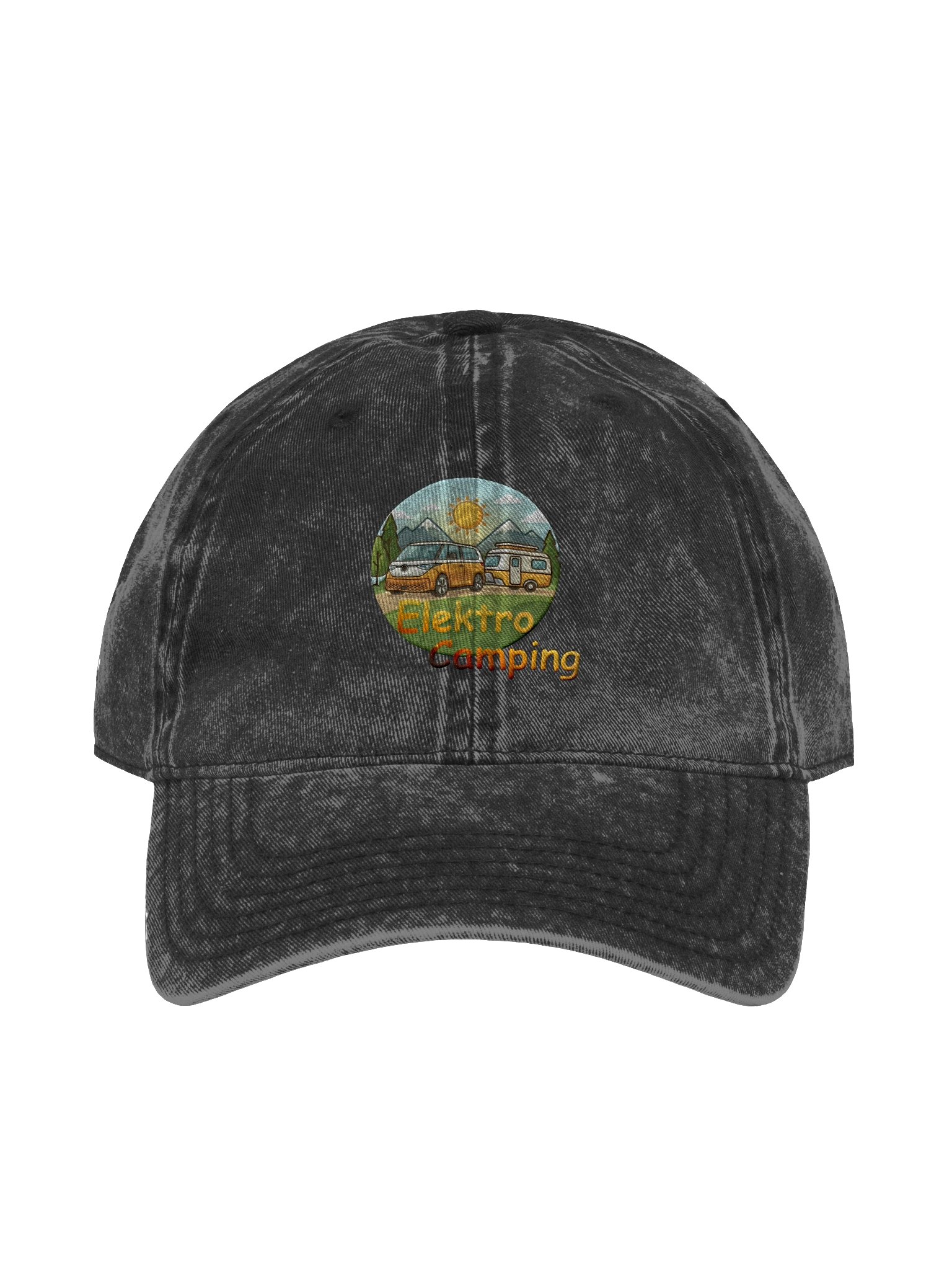 Otto Vintage Wash Dad Hat Elektro Camping product image (1)