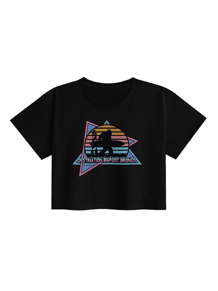 Destination Bigfoot Bronco Retro-Inspired Women's Crop Top (Multiple Colors Available) product image (1)