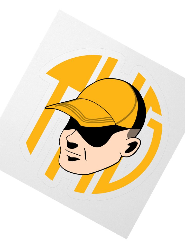 Yellow THG Sticker Set product image (4)