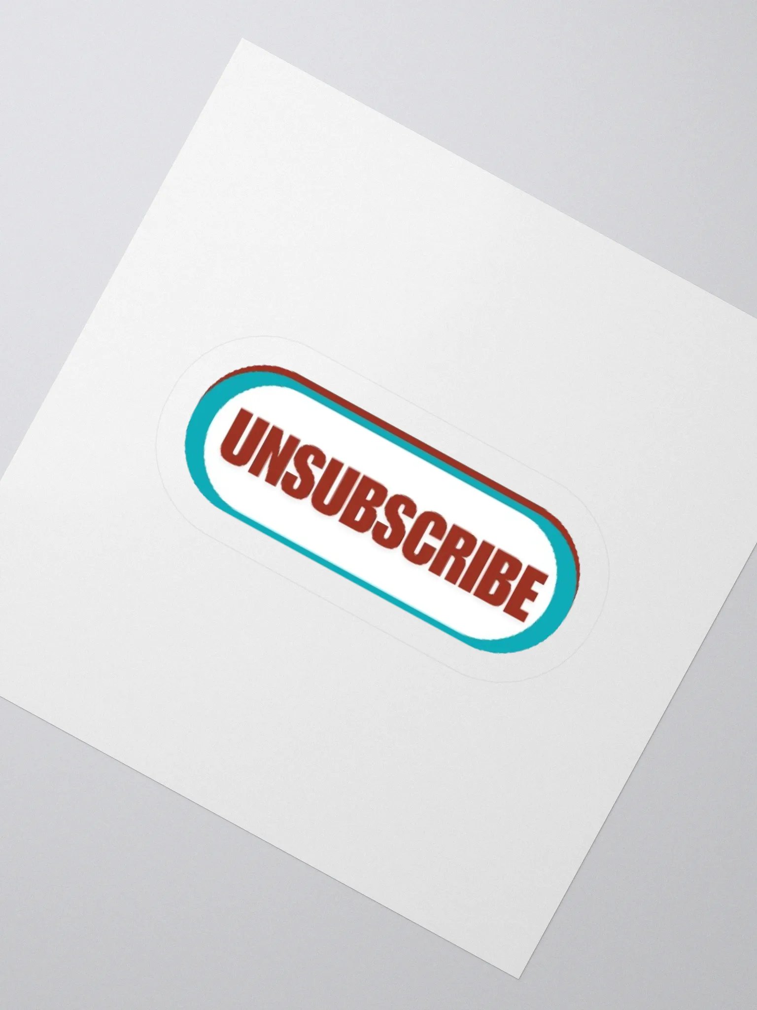 Unsubscribe | Kiss Cut Stickers by Allcolor product image (2)
