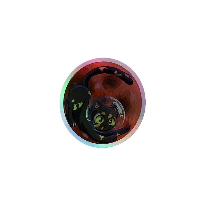 Sails Among the Stars: Mischief on Mars – Holographic Nico Sticker product image (1)