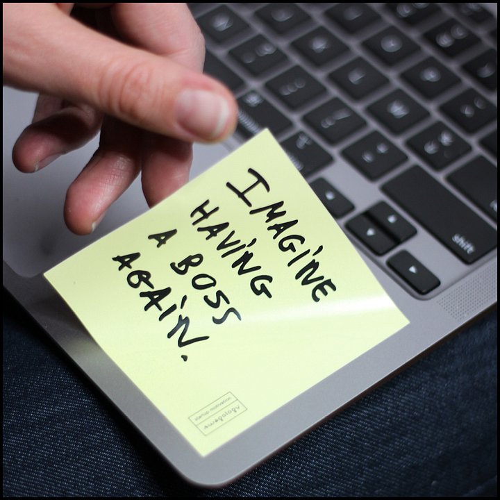 Sticker - Imagine having a boss again product image (1)