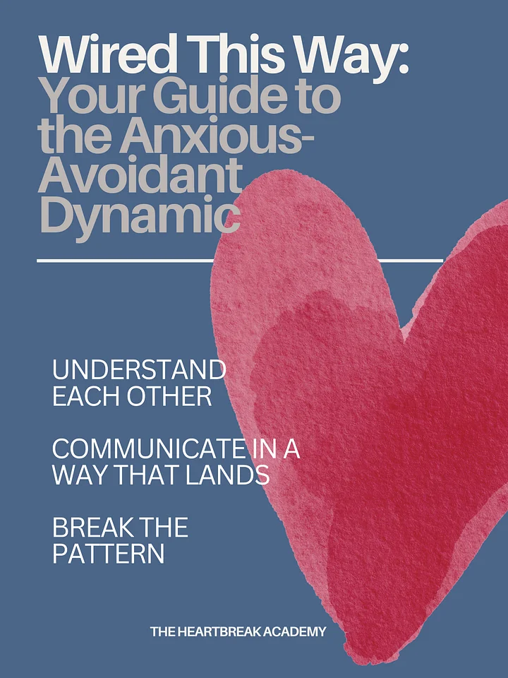 Wired This Way: Your Guide to the Anxious-Avoidant Dynamic. Understand the cycle · Communicate in a way that lands · Break the pattern product image (1)