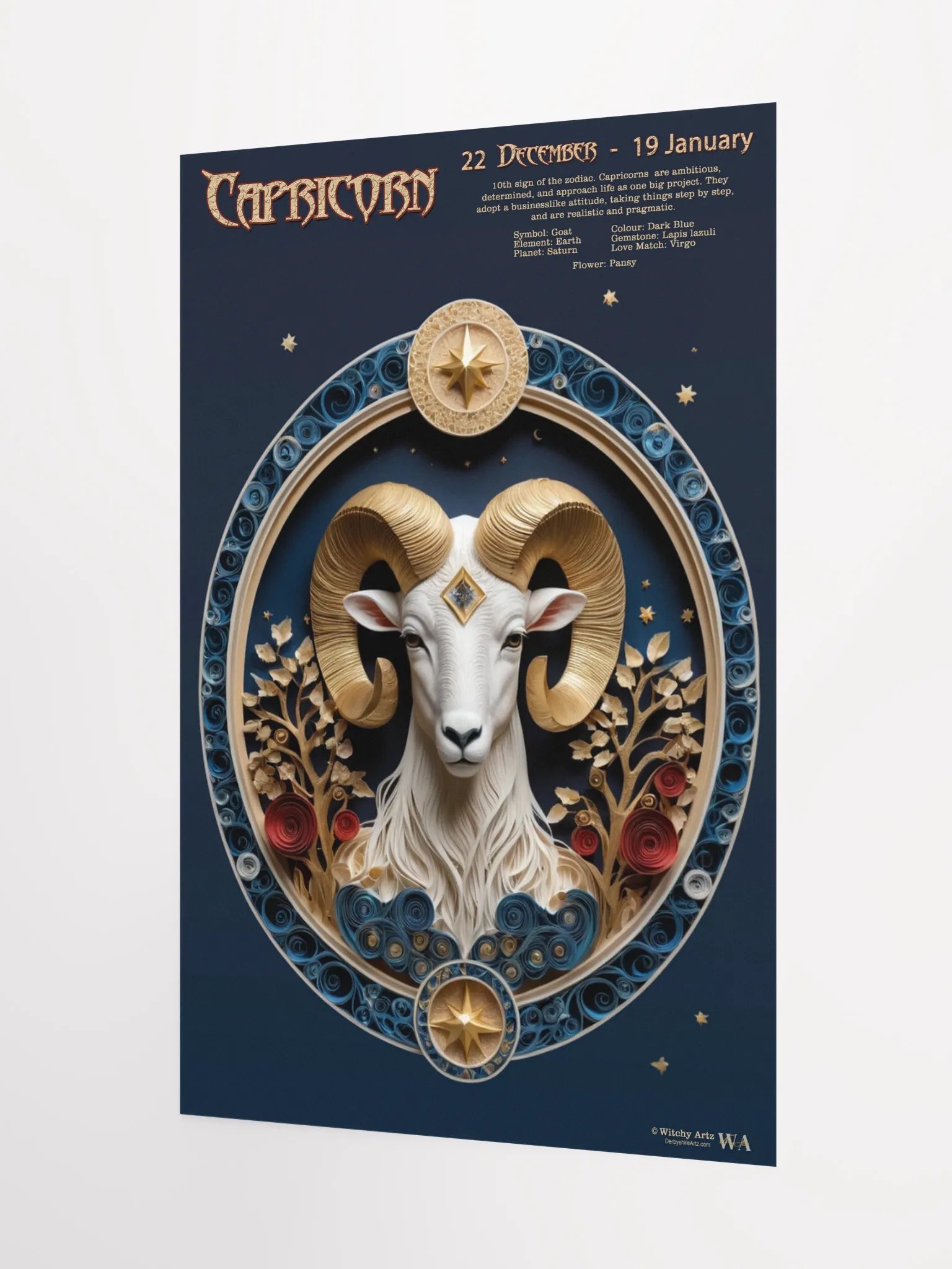 Western Zodiac Poster - CAPRICORN product image (8)