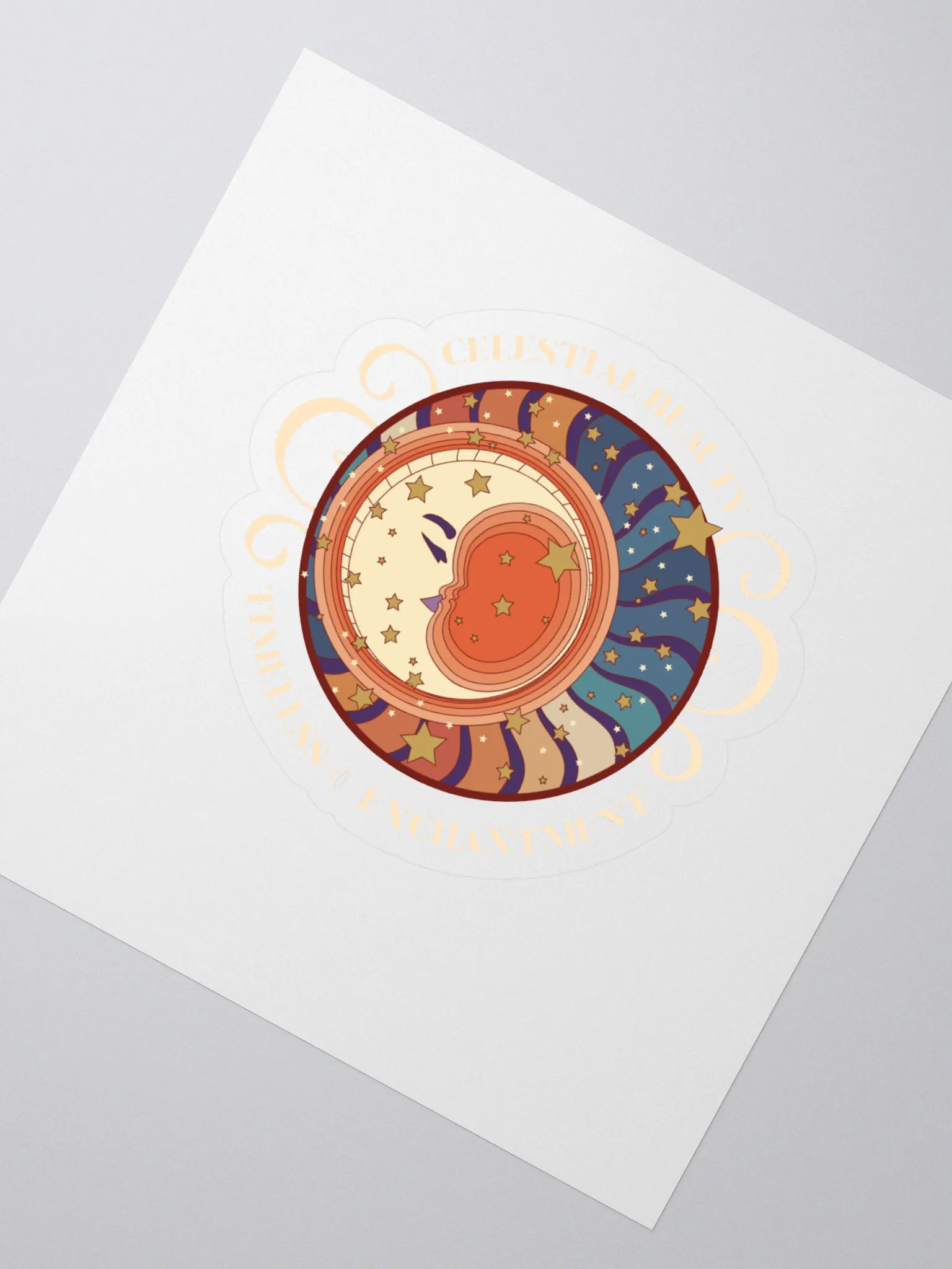 Celestial Harmony Kiss Cut Stickers product image (2)
